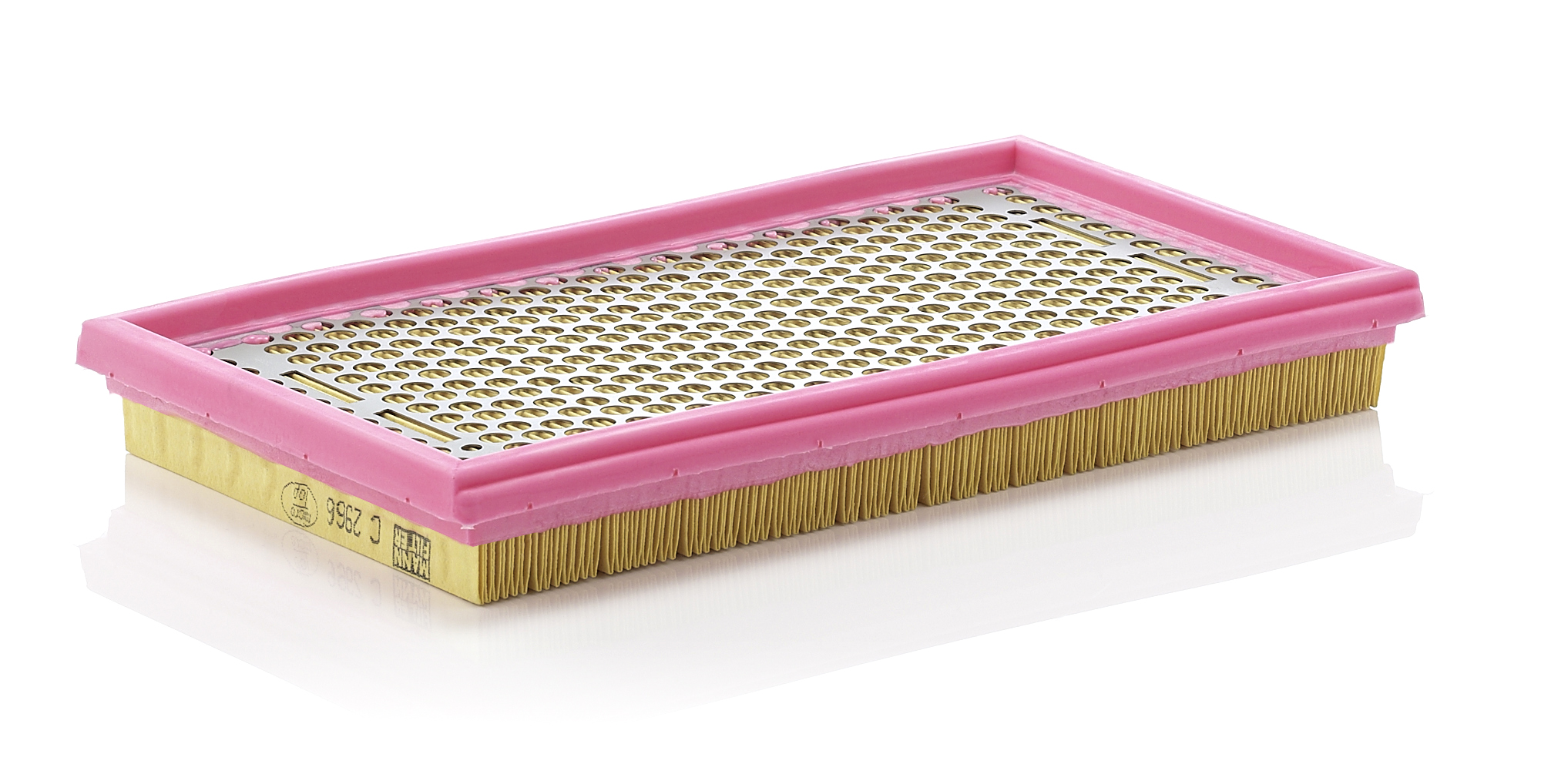 MANN-FILTER Luftfilter c2966 Filterindsats length_mm_203|Længde [mm]|287 width_mm_206|Bredde [mm]|167 height_mm_209|Højde [mm]|42 42mm for MAZDA