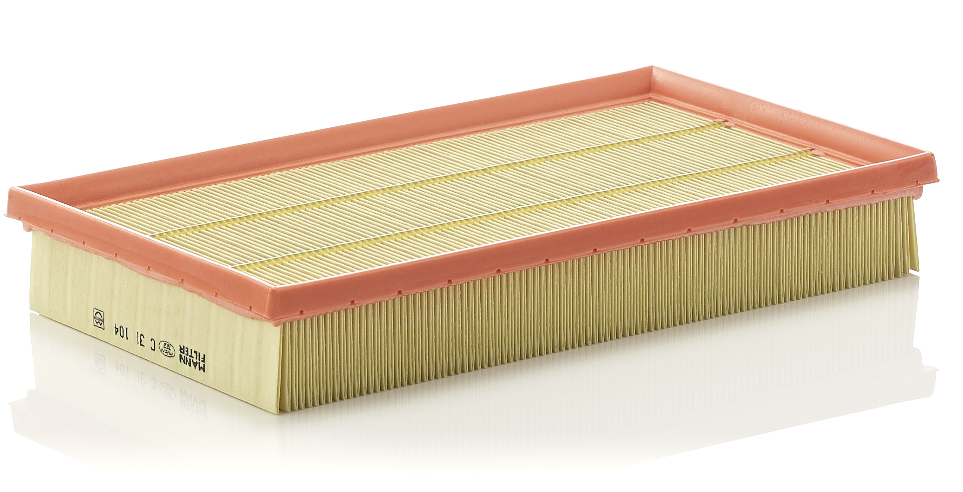 MANN-FILTER Luftfilter c31104 Filterindsats length_mm_203|Længde [mm]|302 width_mm_206|Bredde [mm]|175 height_mm_209|Højde [mm]|46 46mm for SAAB