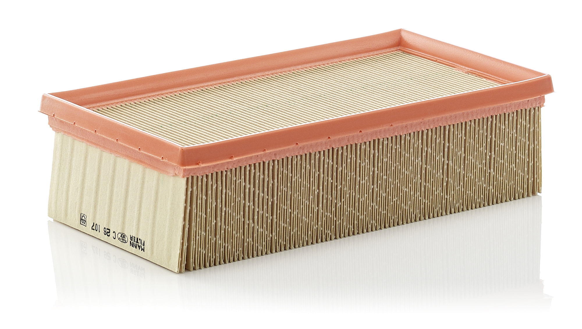 MANN-FILTER Luftfilter c26107 Filterindsats length_mm_203|Længde [mm]|258 width_mm_206|Bredde [mm]|143 height_mm_209|Højde [mm]|70 70mm for RENAULT
