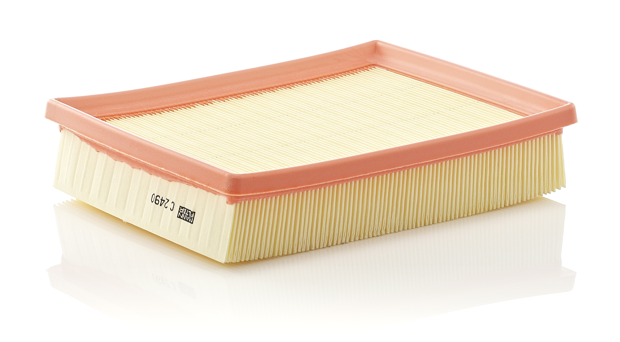 MANN-FILTER Luftfilter c2490 Filterindsats length_mm_203|Længde [mm]|236 width_mm_206|Bredde [mm]|192 height_mm_209|Højde [mm]|51 51mm for CITROËN PE