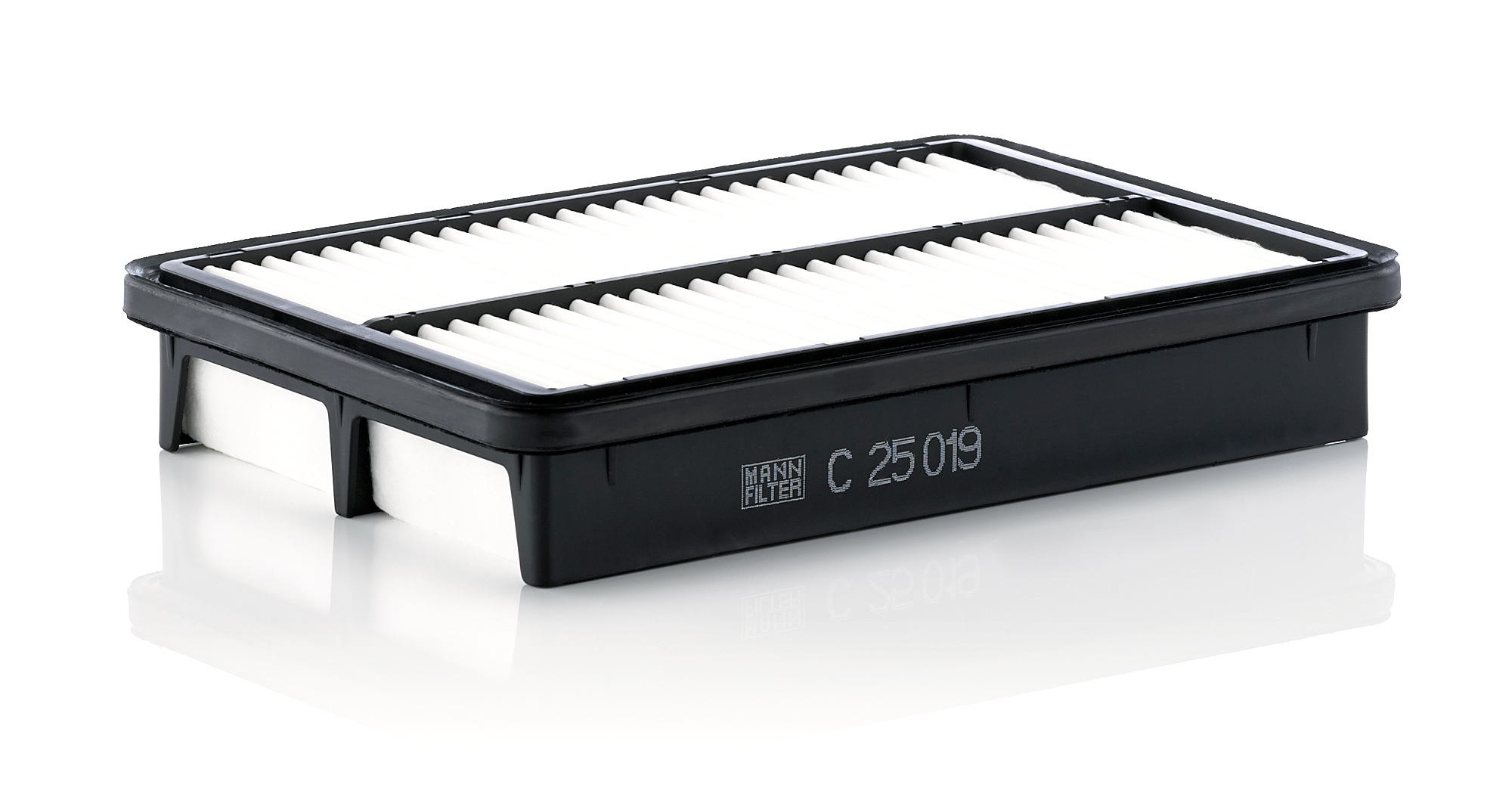 MANN-FILTER Luftfilter c25019 Filterindsats length_mm_203|Længde [mm]|253 width_mm_206|Bredde [mm]|176 height_mm_209|Højde [mm]|44 44mm for KIA