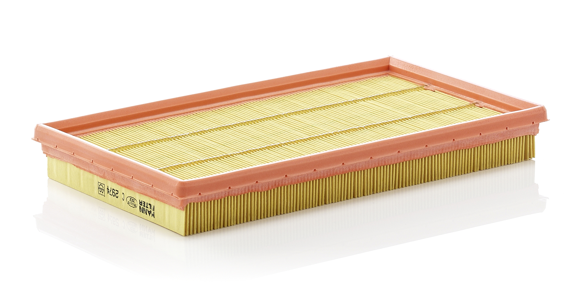 MANN-FILTER Luftfilter C 2974 Filterindsats length_mm_203|Længde [mm]|286 width_mm_206|Bredde [mm]|168 height_mm_209|Højde [mm]|33 33mm for OPEL GENE