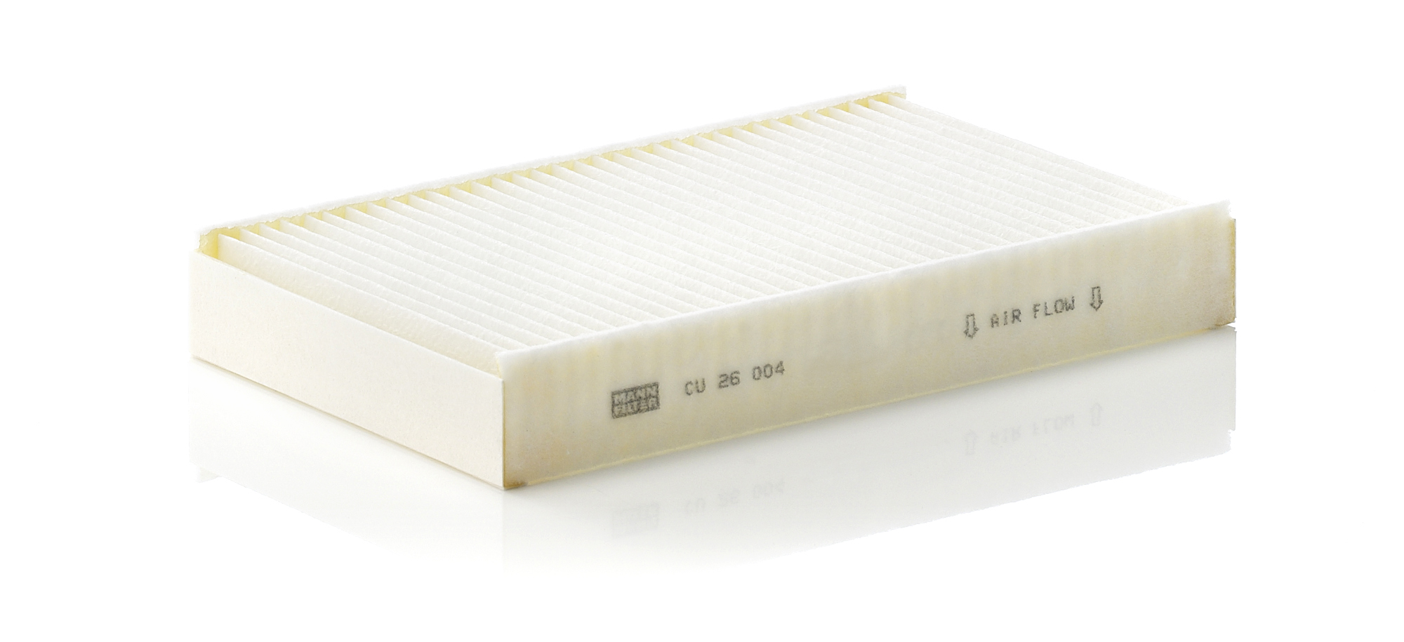 MANN-FILTER Kabineluftfilter cu26004 Motorrum, passagerside, under vandkasseafdækningen for LADA DATSUN