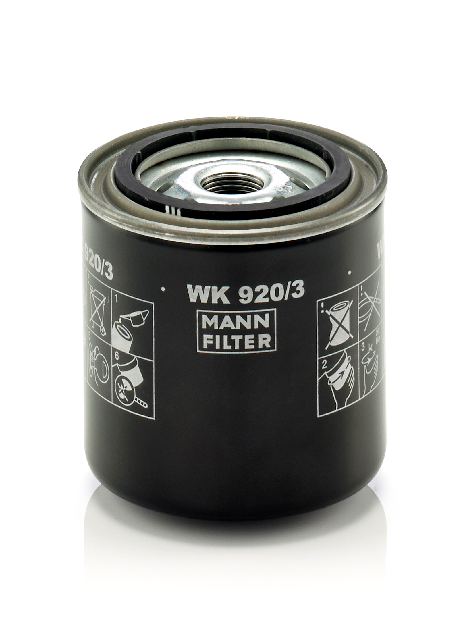 MANN-FILTER Brændstof-filter wk9203 Påskruet 97mm M20x1.5 for MAZDA MITSUBISHI KIA FORD USA