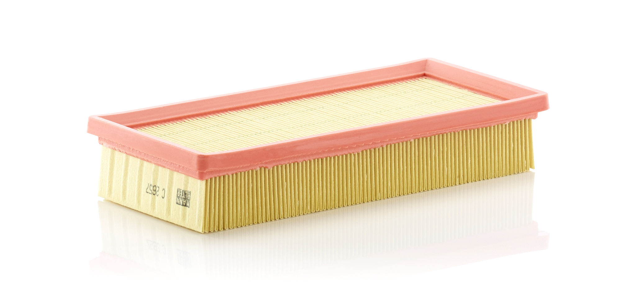 MANN-FILTER Luftfilter c2657 Filterindsats length_mm_203|Længde [mm]|260 width_mm_206|Bredde [mm]|124 height_mm_209|Højde [mm]|47 47mm for FIAT