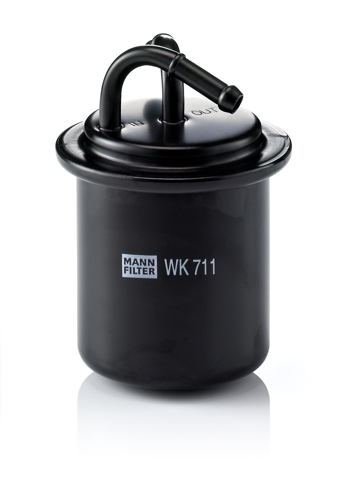 MANN-FILTER Brændstof-filter wk711 Lednings 121mm for OPEL GENERAL MOTORS SUBARU