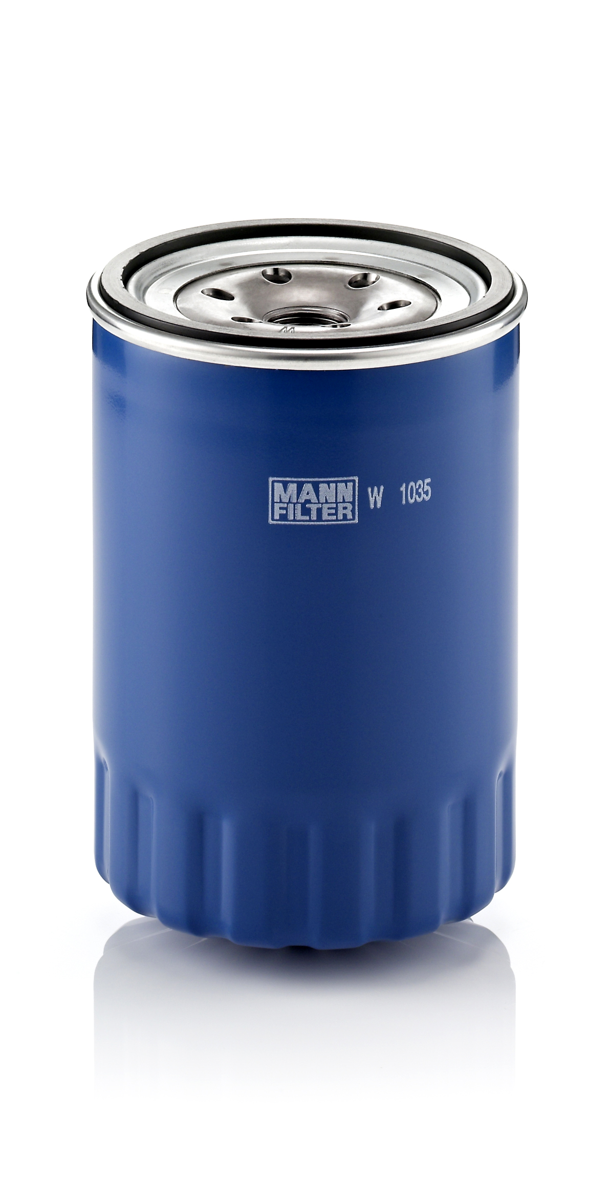 MANN-FILTER Oliefilter w1035 Påskruet 152mm M20x1.5 for KIA