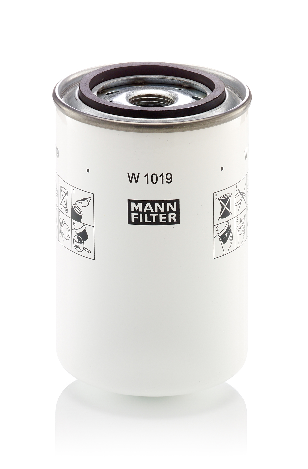 MANN-FILTER Filter, arbejdshydraulik W 1019