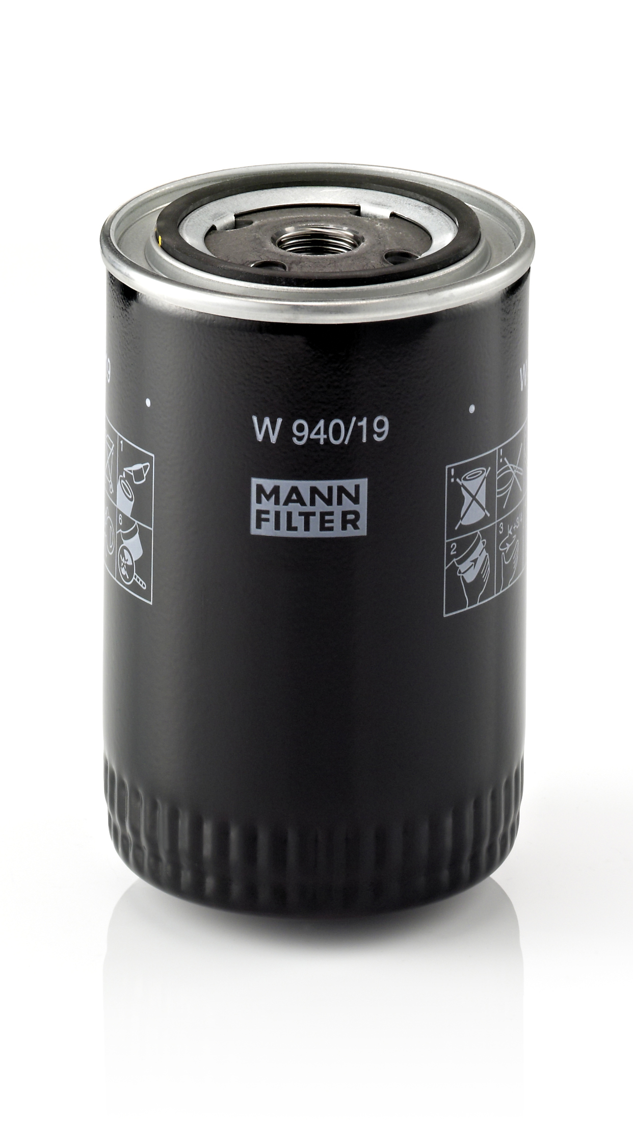 MANN-FILTER W 940/19 93mm for FIAT RENAULT TRUCKS