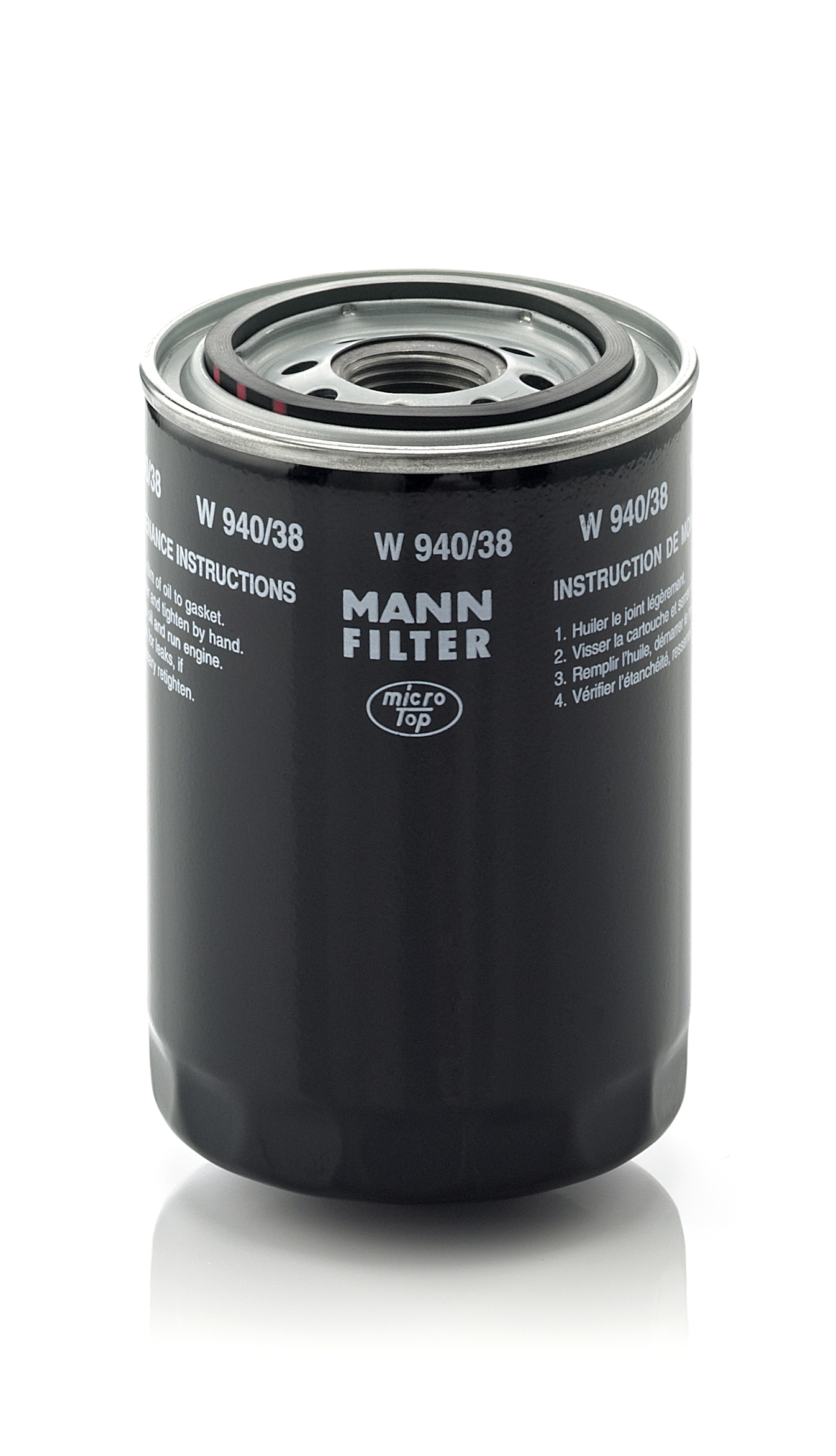MANN-FILTER Filter, arbejdshydraulik W 940/38