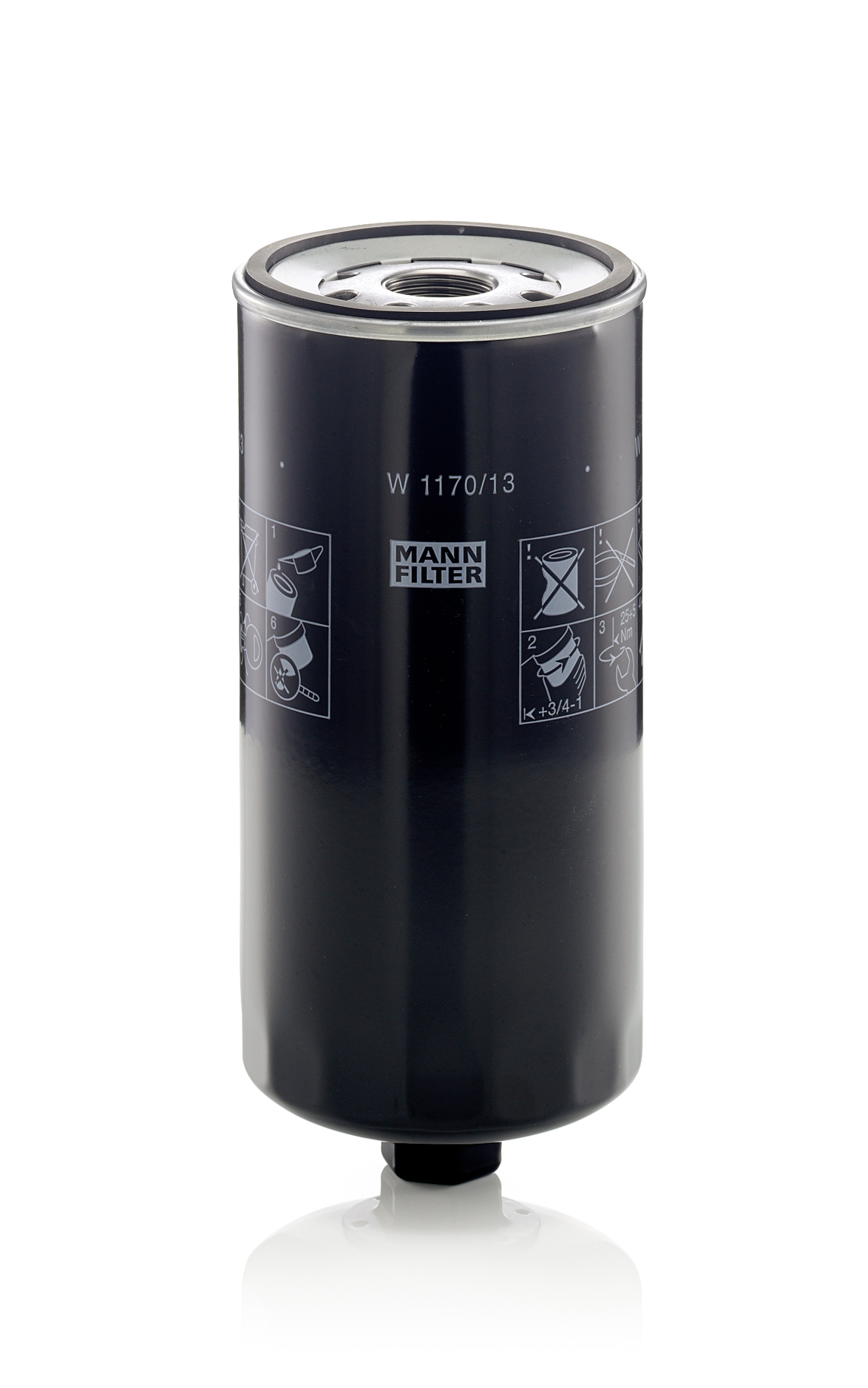 Oliefilter MANN-FILTER W 1170/13