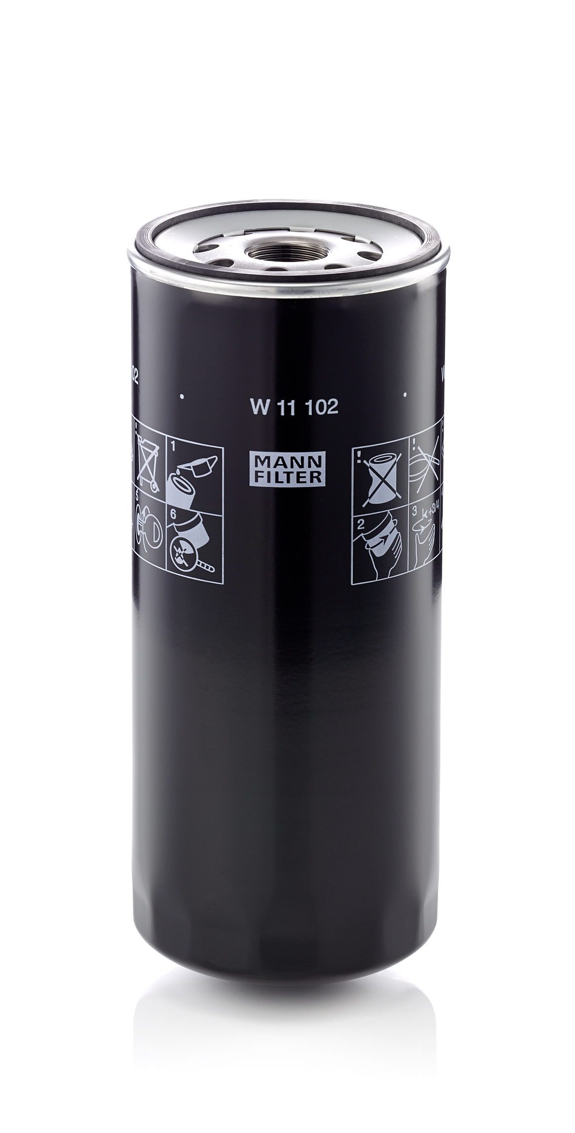MANN-FILTER Filter, arbejdshydraulik W 11 102 for DAF IVECO MAN MWM
