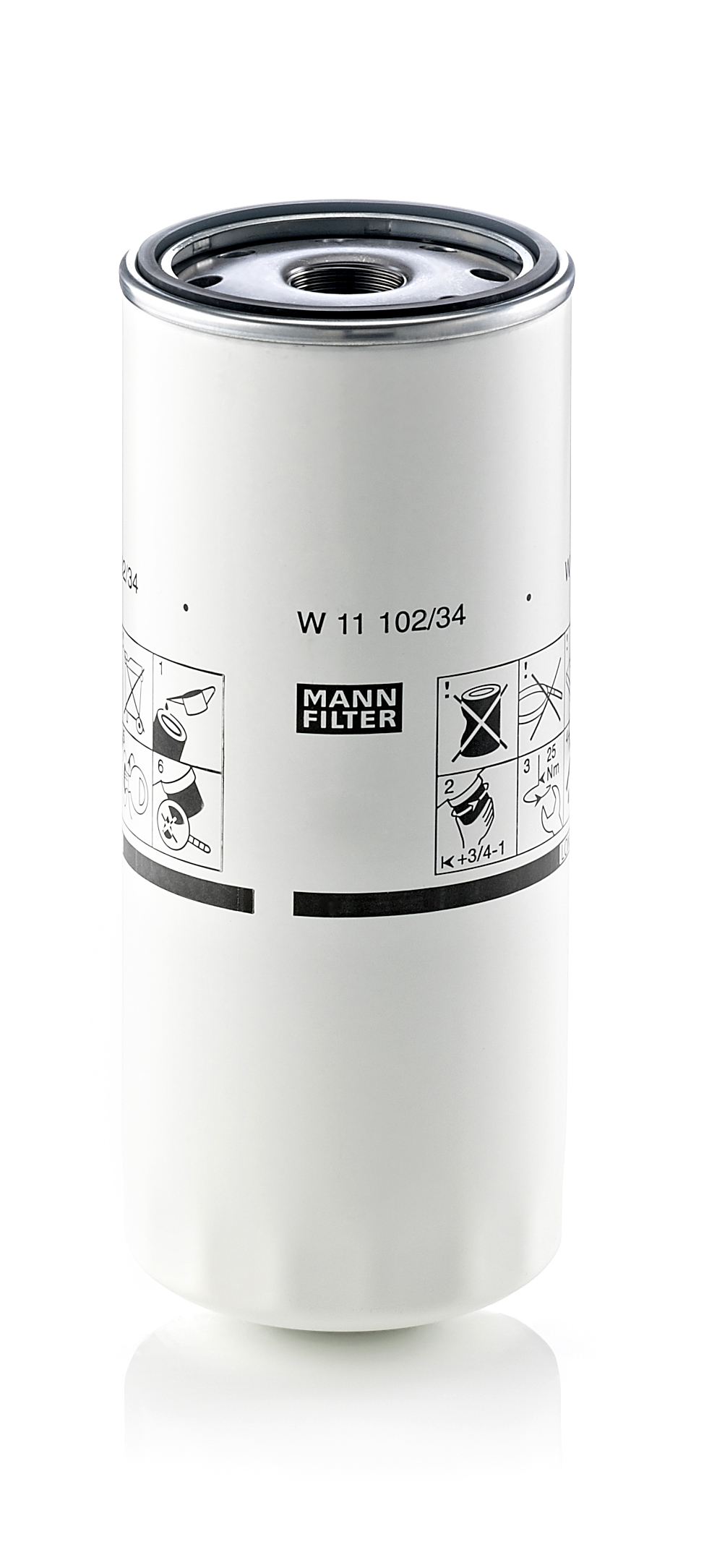MANN-FILTER W 11 102/34 108mm for VOLVO RENAULT TRUCKS FAW