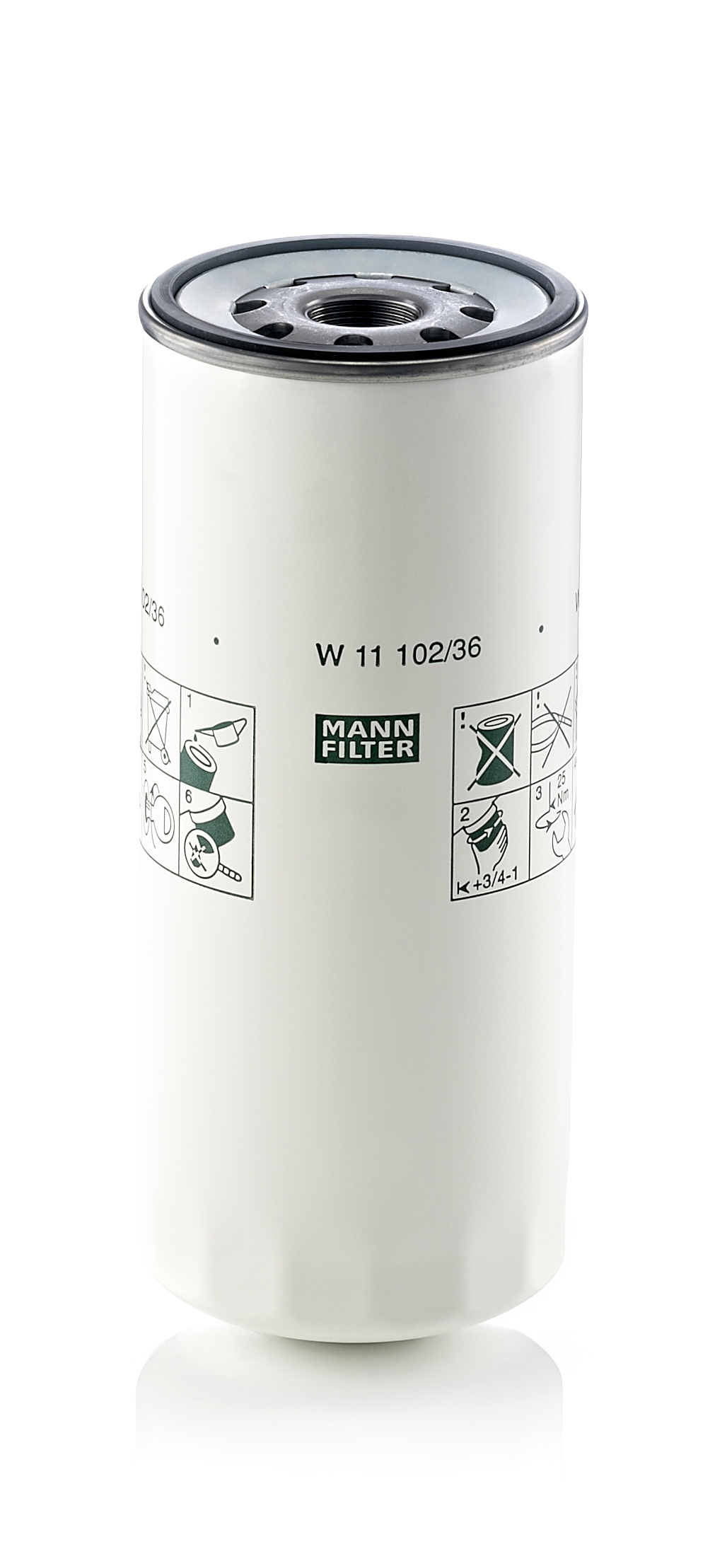 MANN-FILTER W 11 102/36 108mm for VOLVO FORD GENERAL MOTORS NISSAN RENAULT TRUCKS