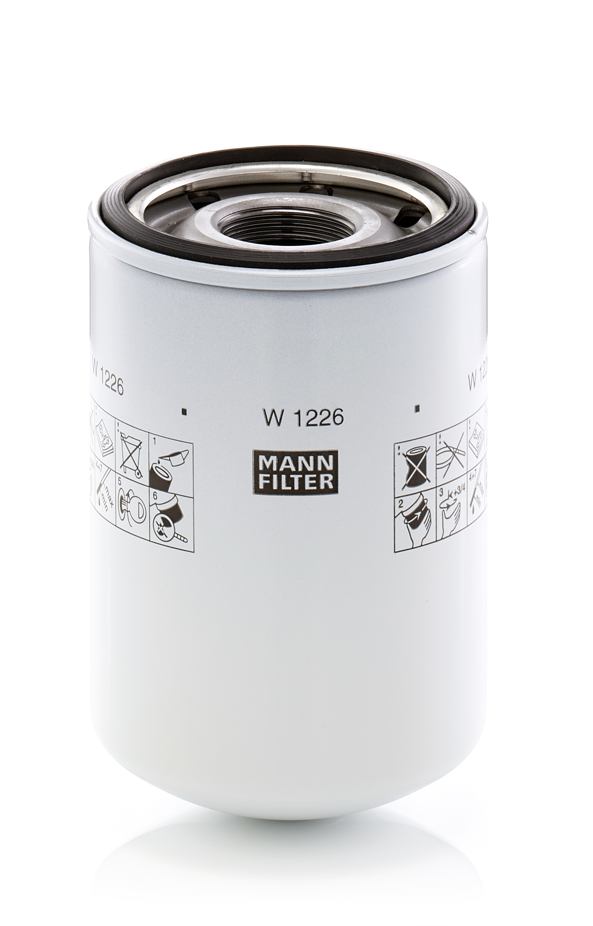 MANN-FILTER Filter, arbejdshydraulik W 1226