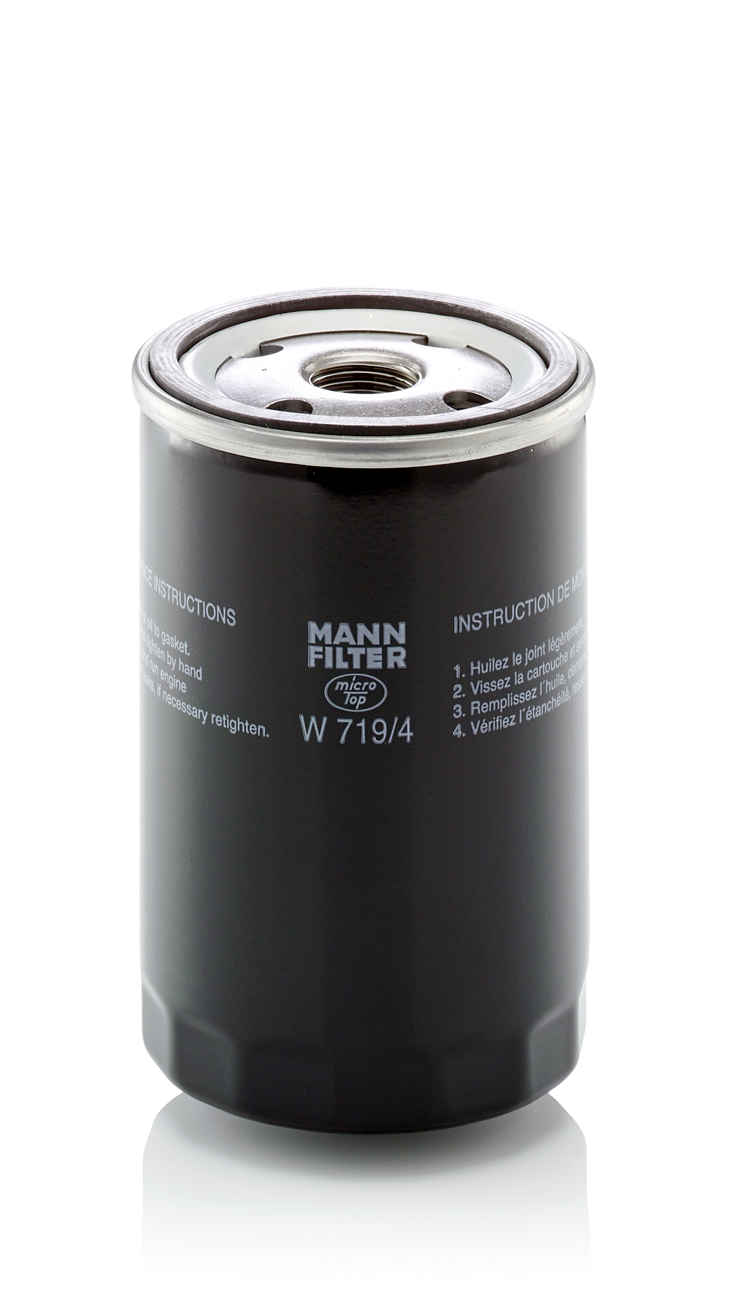 MANN-FILTER Oliefilter, manuelt gear W 719/4 for FORD VOLVO VM CITROËN GENERAL MOTORS MERCEDES-BENZ MITSUBISHI VAG