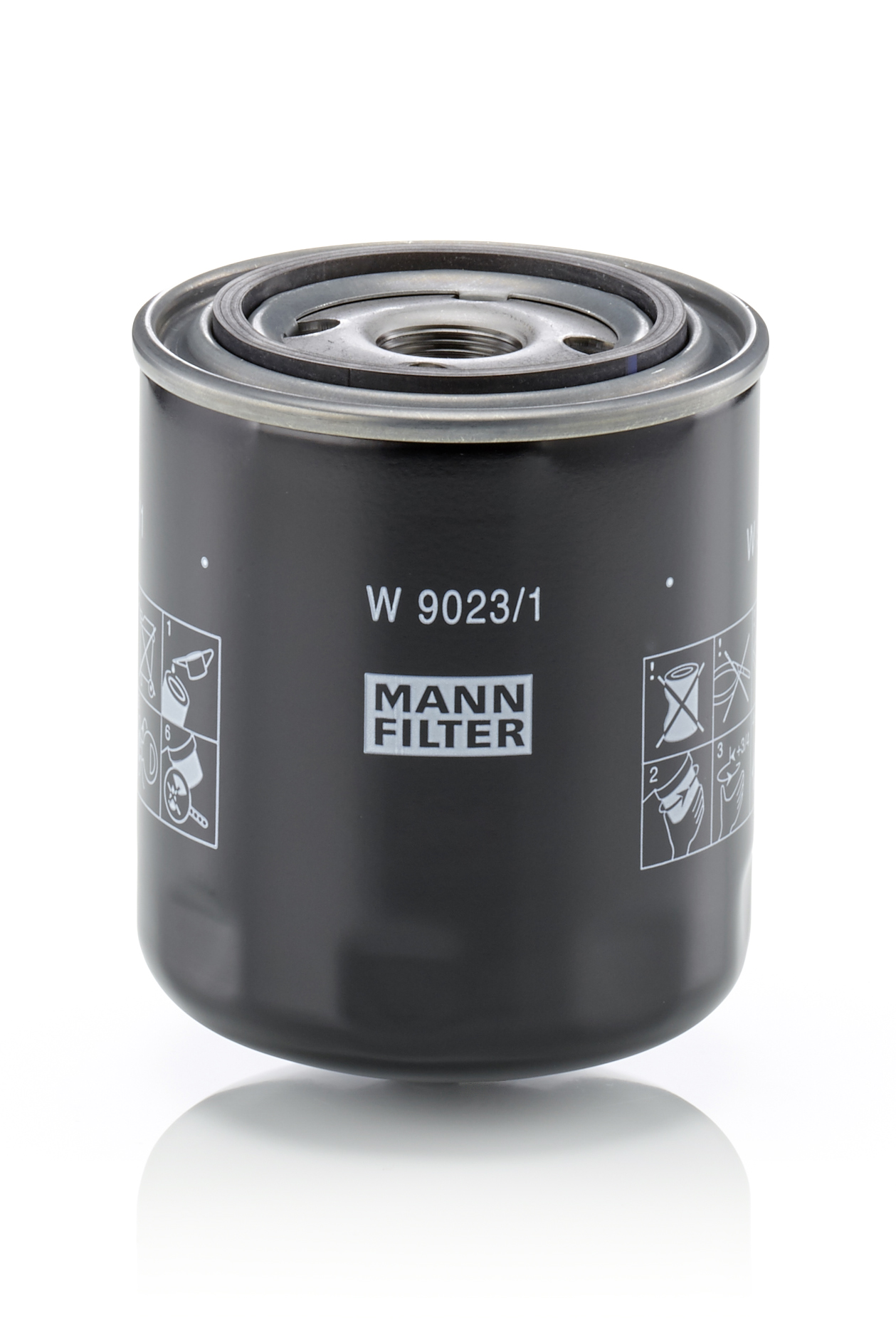 MANN-FILTER Oliefilter, manuelt gear W 9023/1 for MAN