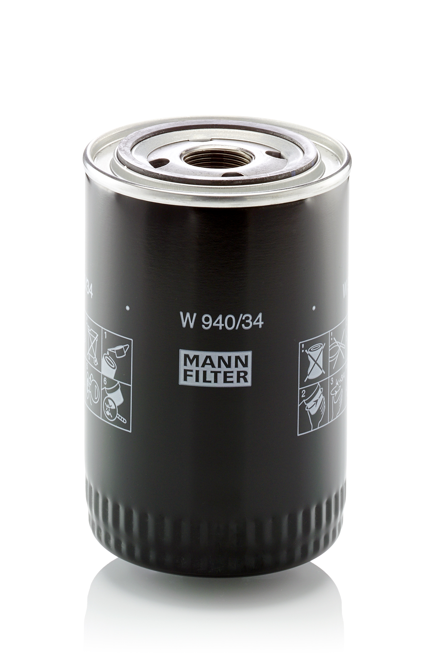 MANN-FILTER W 940/34 93mm for FORD VOLVO HYUNDAI