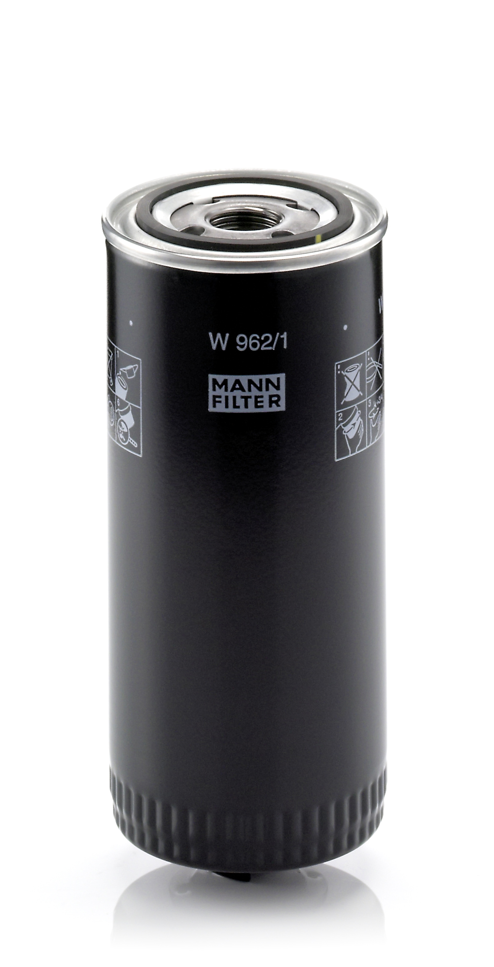 MANN-FILTER Filter, arbejdshydraulik W 962/1 for IVECO MERCEDES-BENZ RENAULT TRUCKS IRISBUS