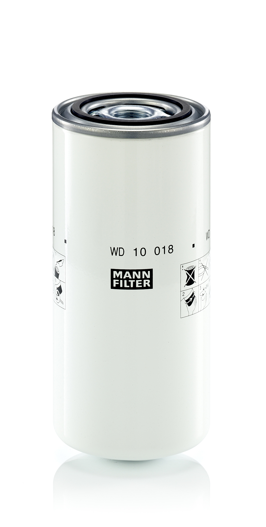 MANN-FILTER Filter, arbejdshydraulik WD 10 018 for VOLVO