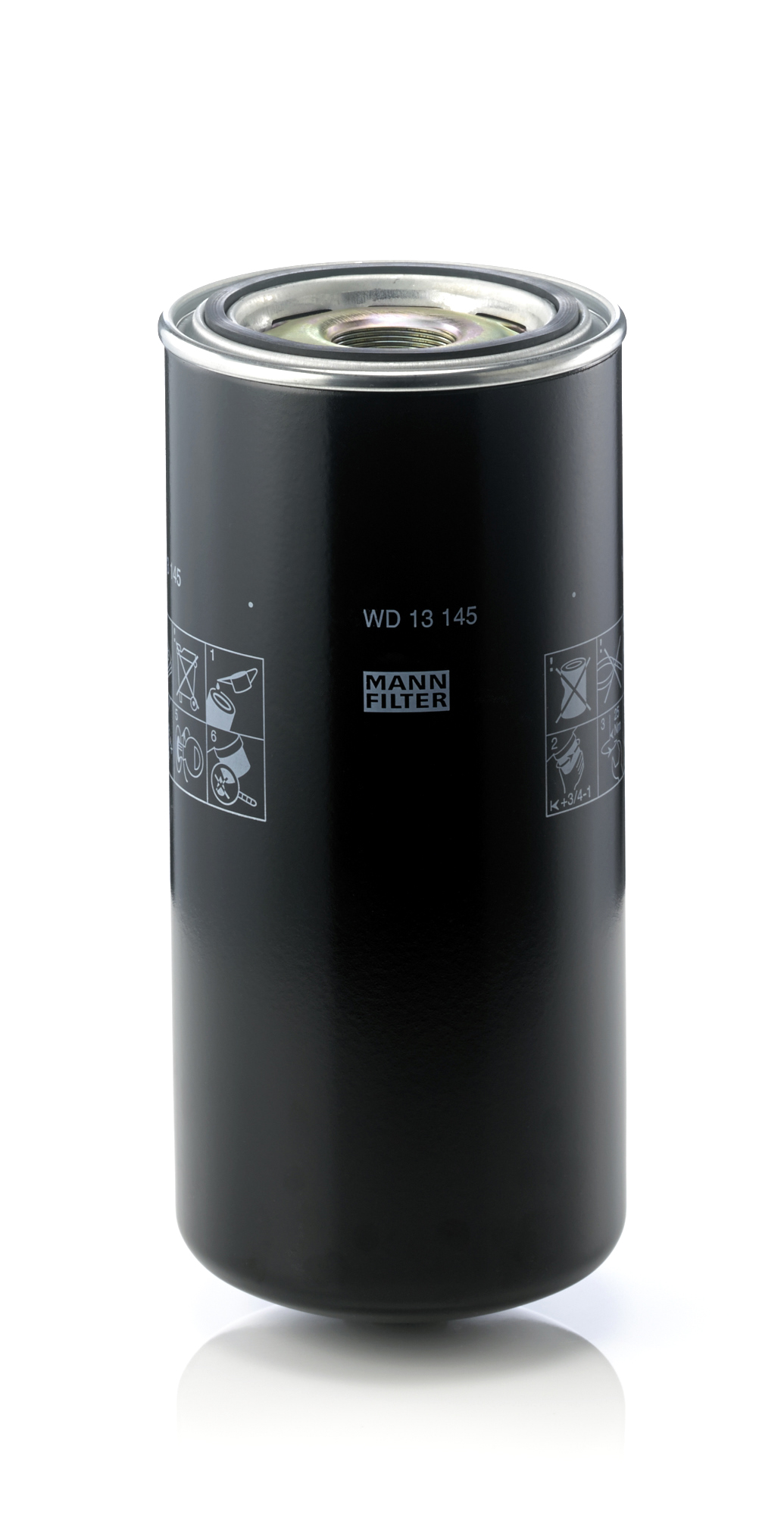 MANN-FILTER Filter, arbejdshydraulik WD 13 145 for GENERAL MOTORS MAN