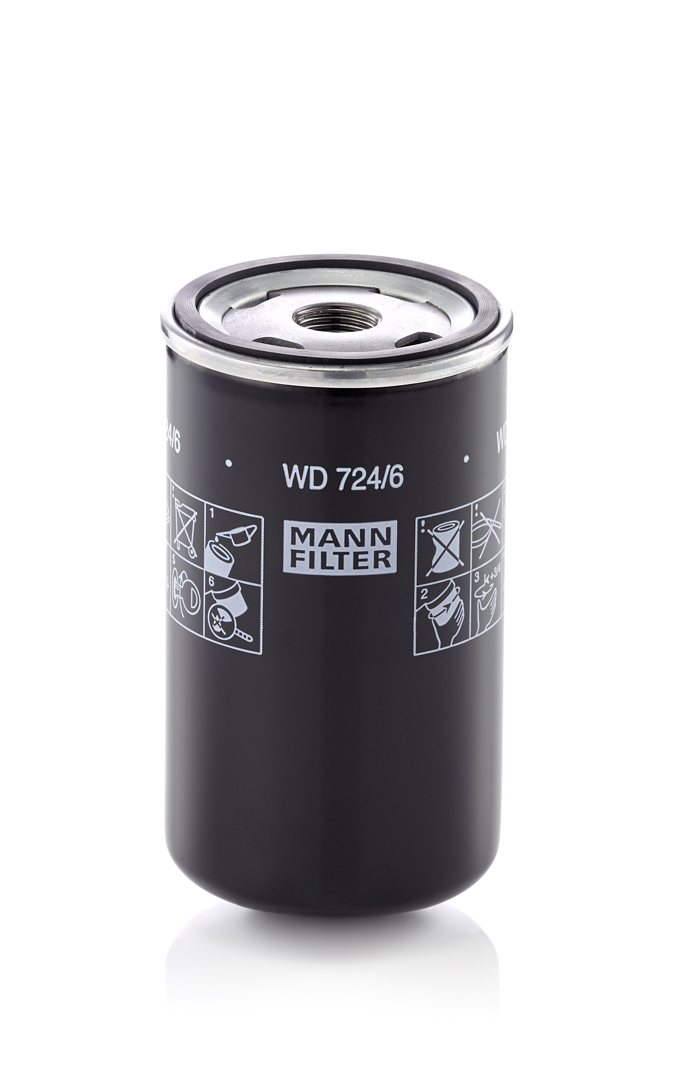 MANN-FILTER Filter, arbejdshydraulik WD 724/6 for MERCEDES-BENZ