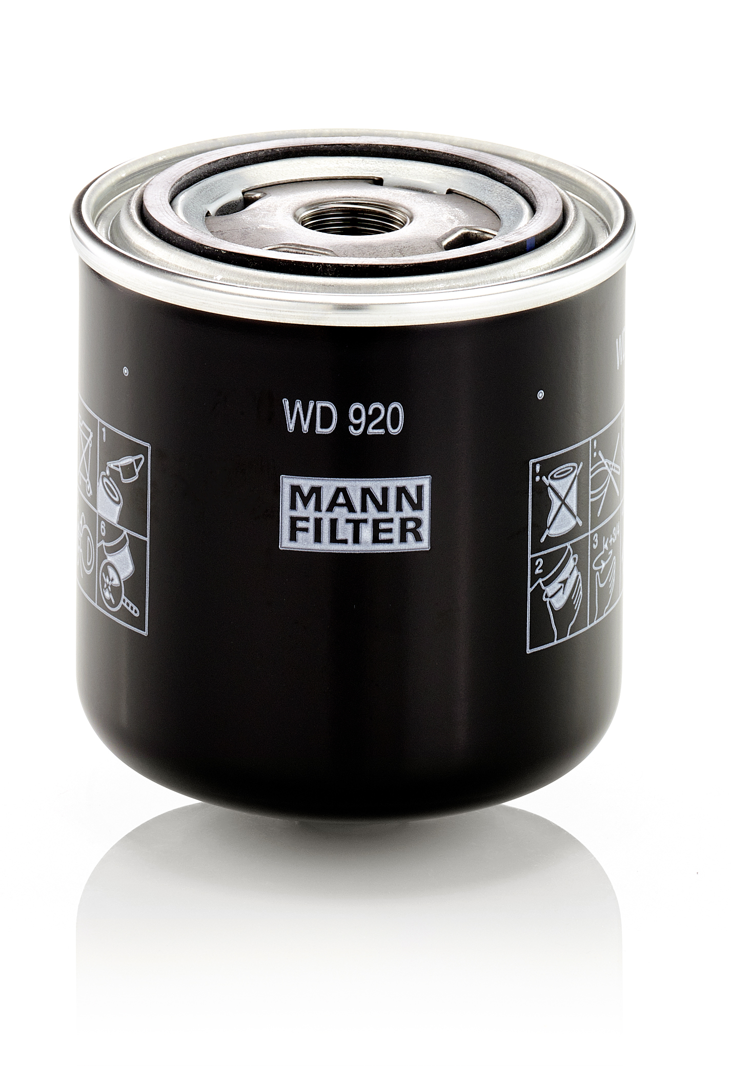 MANN-FILTER Filter, arbejdshydraulik WD 920 for CHTC AUTO