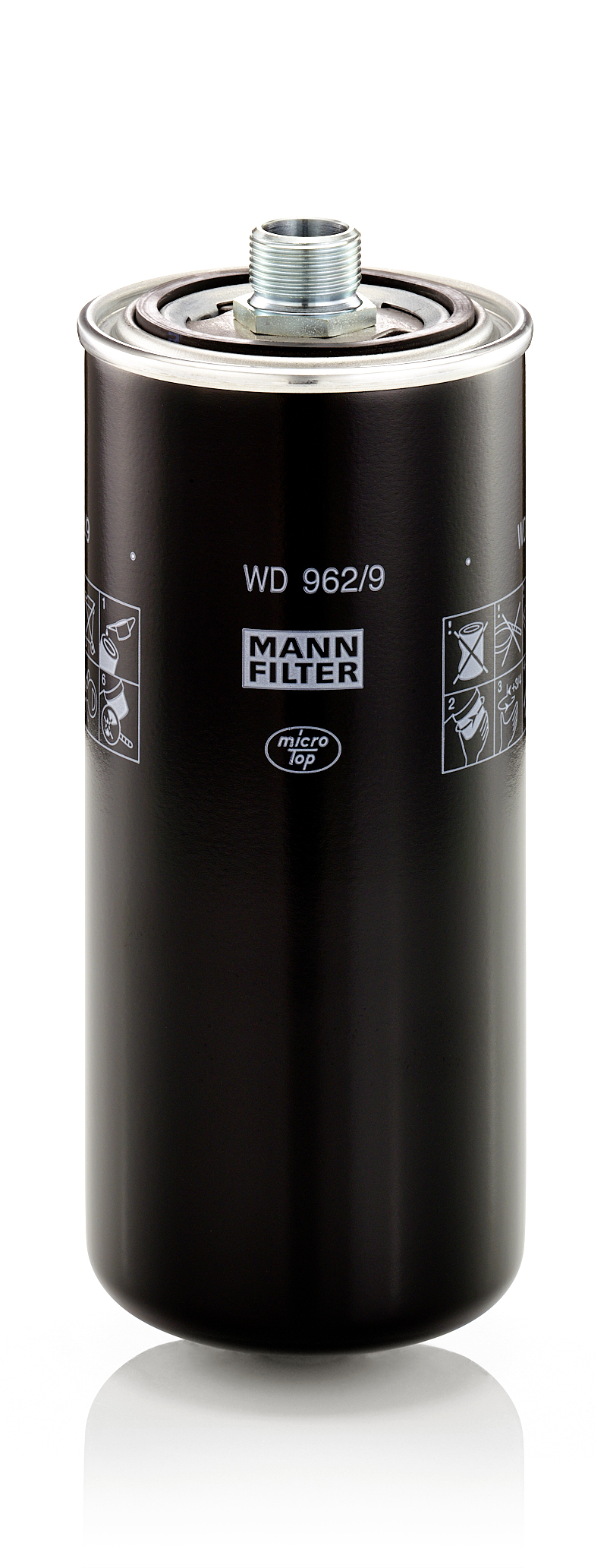 MANN-FILTER Filter, arbejdshydraulik WD 962/9
