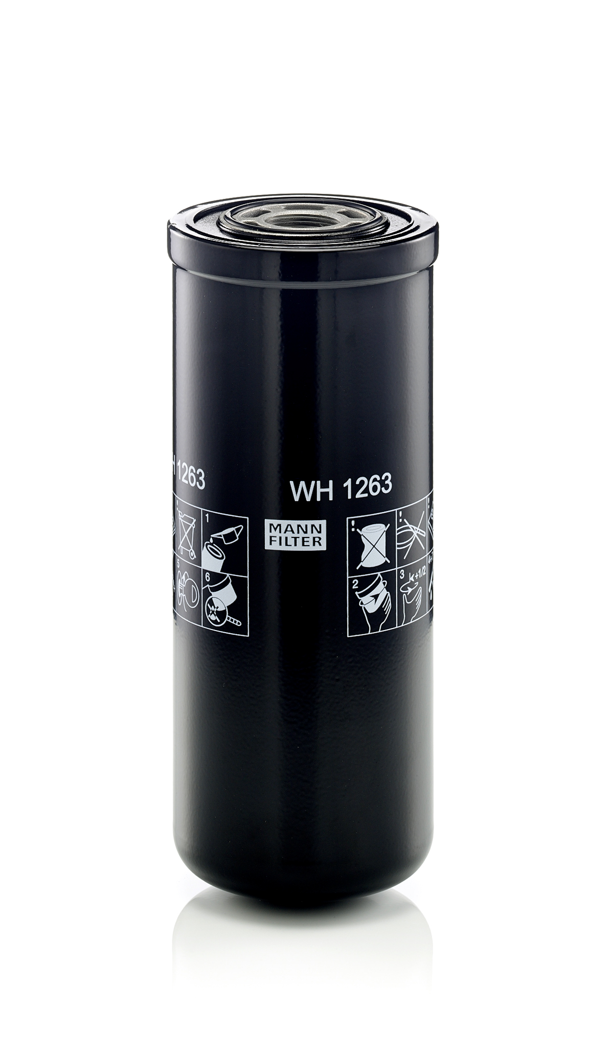 MANN-FILTER Filter, arbejdshydraulik WH 1263 for VOLVO STEYR