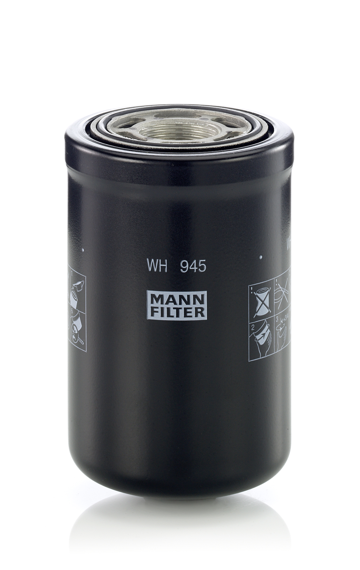 MANN-FILTER Filter, arbejdshydraulik WH 945 for VOLVO RENAULT
