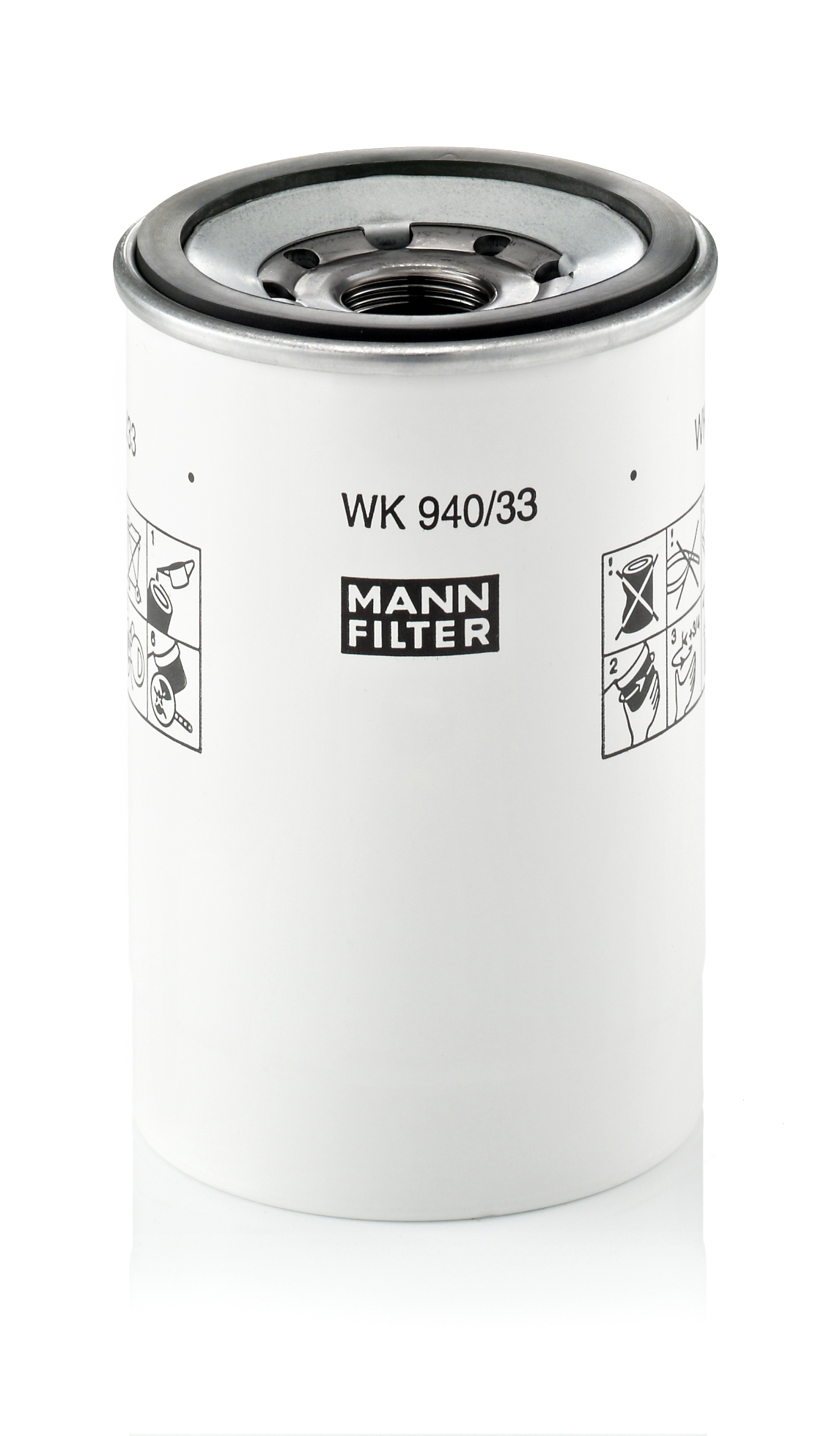 MANN-FILTER WK 940/33 x 93mm for VOLVO RENAULT TRUCKS