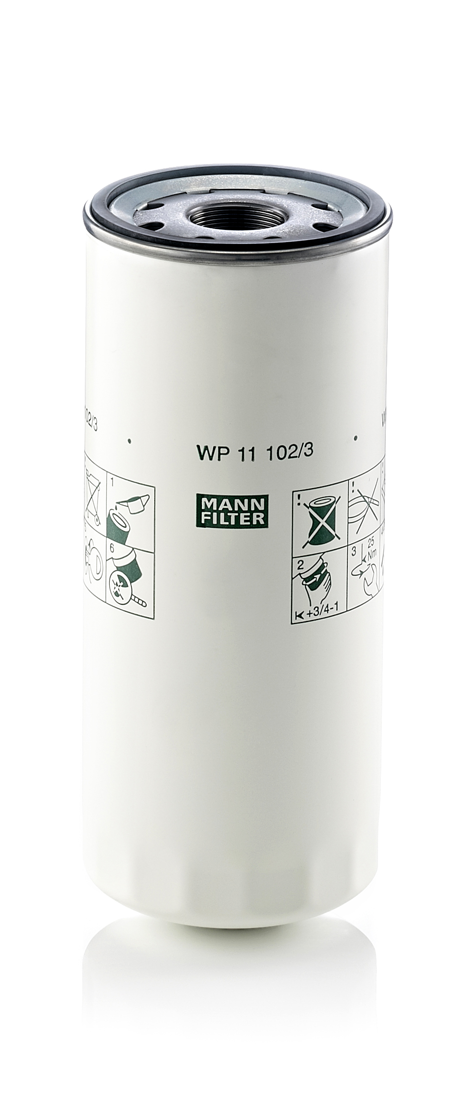 MANN-FILTER WP 11 102/3 108mm for VOLVO ONAN ISUZU RENAULT TRUCKS FAW
