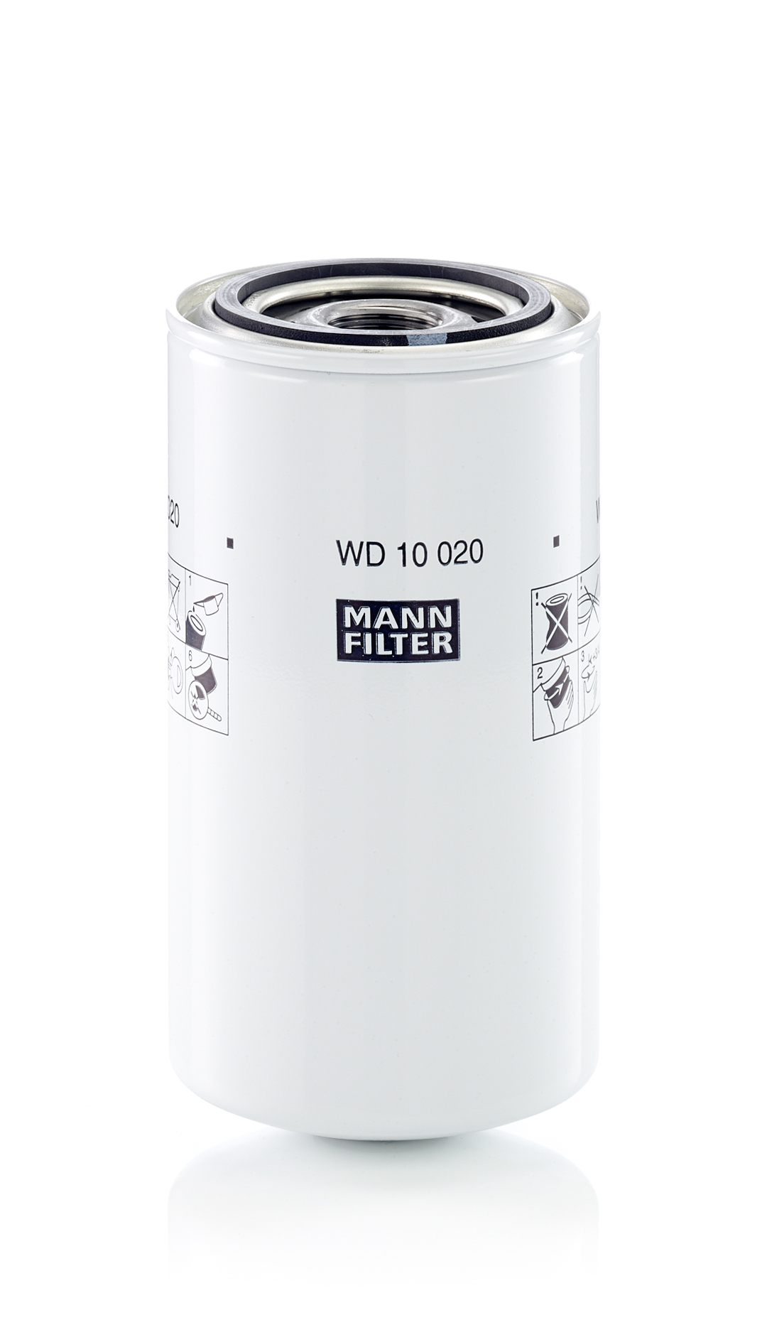 MANN-FILTER Filter, arbejdshydraulik WD 10 020 for MITSUBISHI
