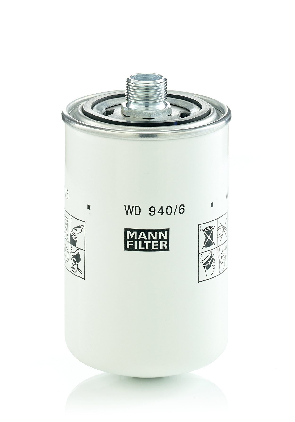 Oliefilter MANN-FILTER WD 940/6