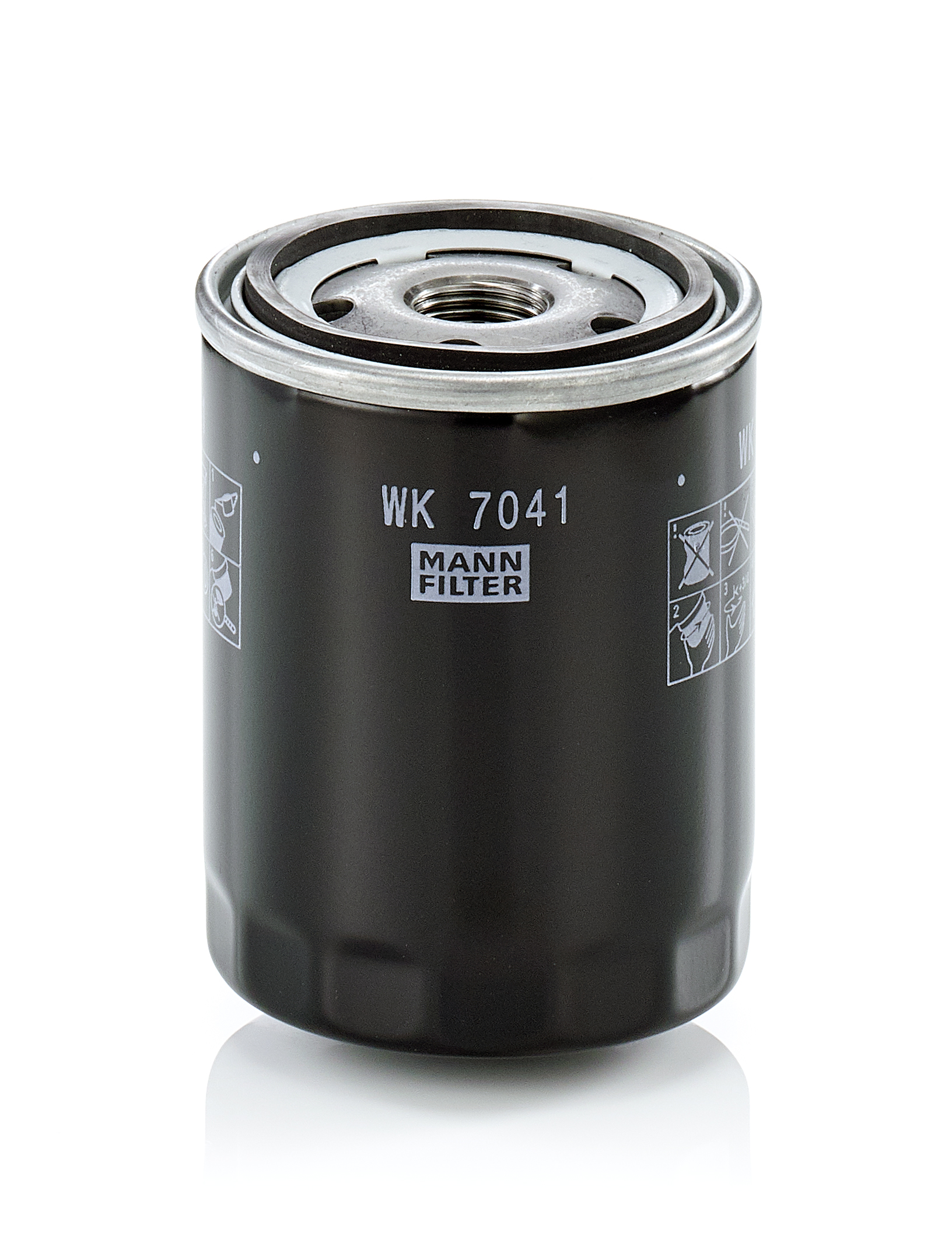 MANN-FILTER Brændstof-filter wk7041 Påskruet 100mm for VOLVO ISUZU