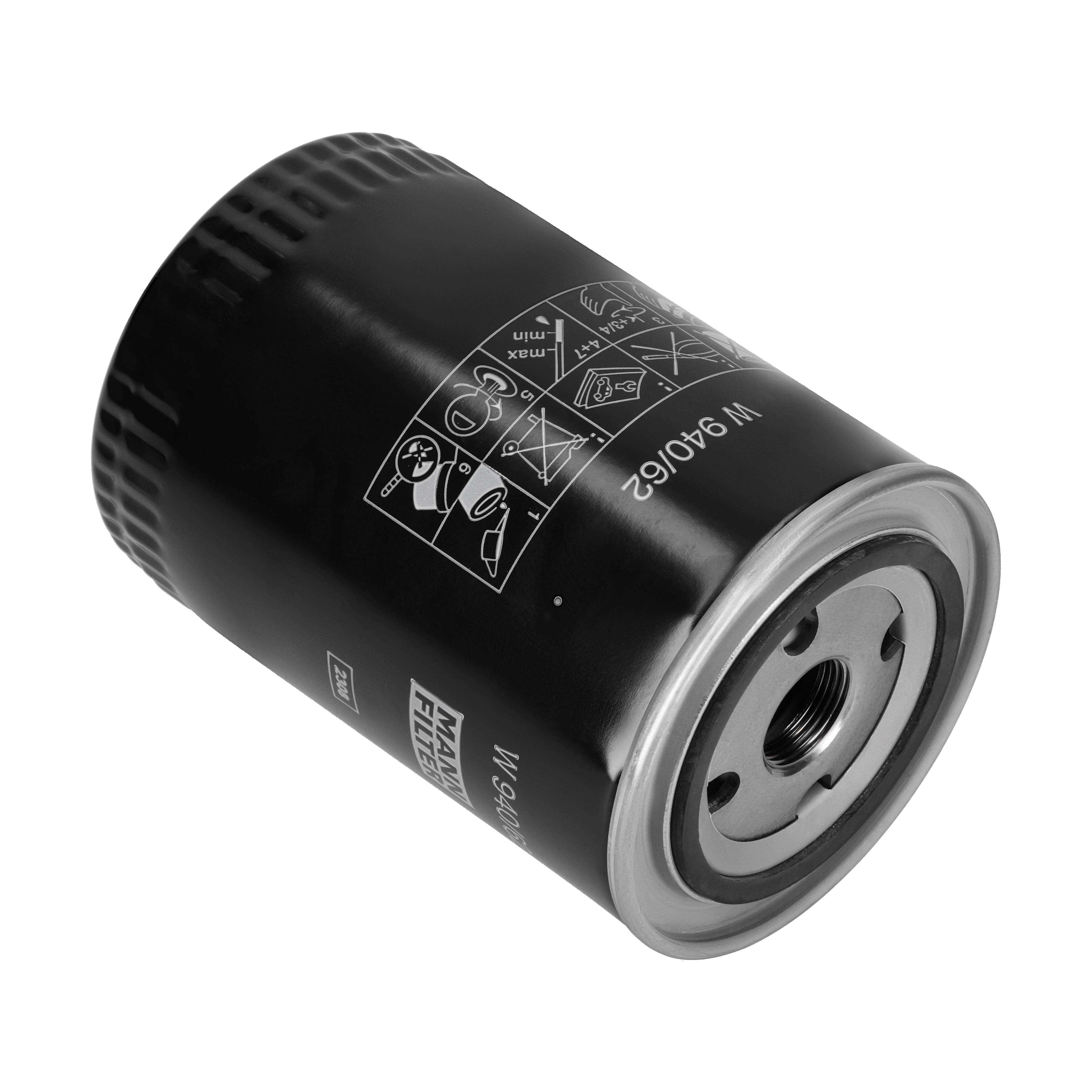 MANN-FILTER Oliefilter w94062 Påskruet 142mm M22x1.5 for IVECO FIAT PEUGEOT CITROËN