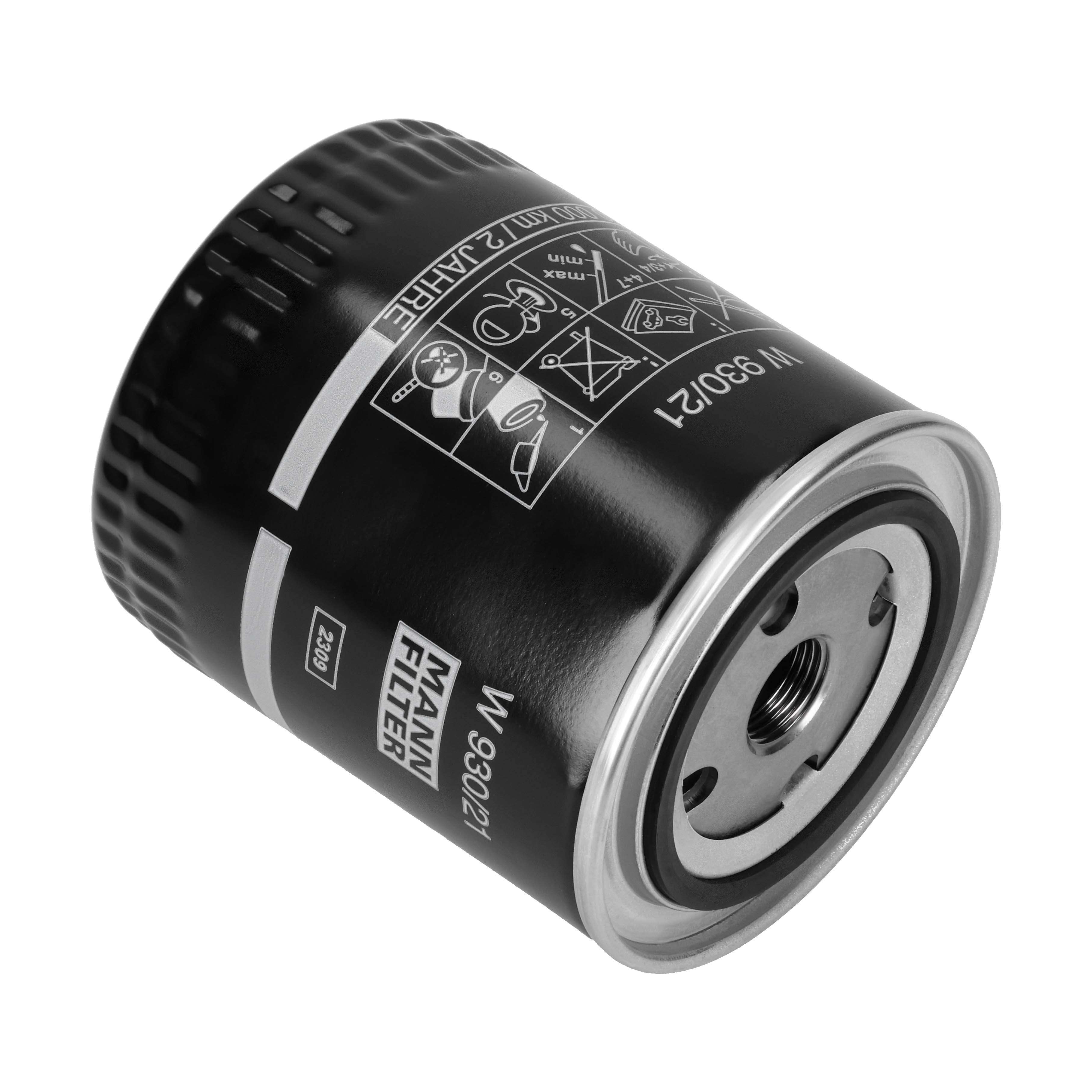 MANN-FILTER Oliefilter w93021 Påskruet 115mm 3/4-16 UNF for VW (SVW) VAG