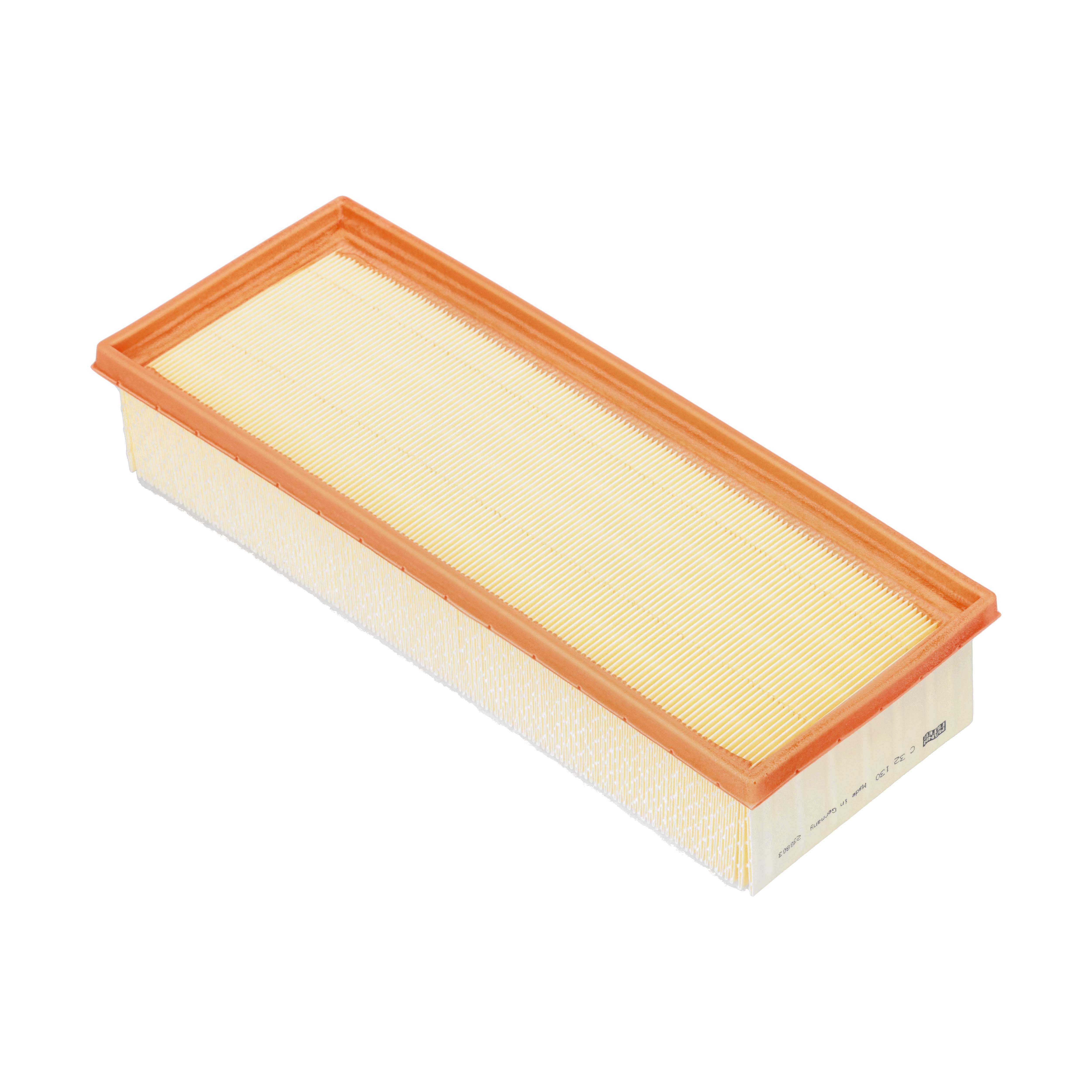 MANN-FILTER Luftfilter c32130 Filterindsats length_mm_203|Længde [mm]|322 width_mm_206|Bredde [mm]|128 height_mm_209|Højde [mm]|67 67mm for VAG