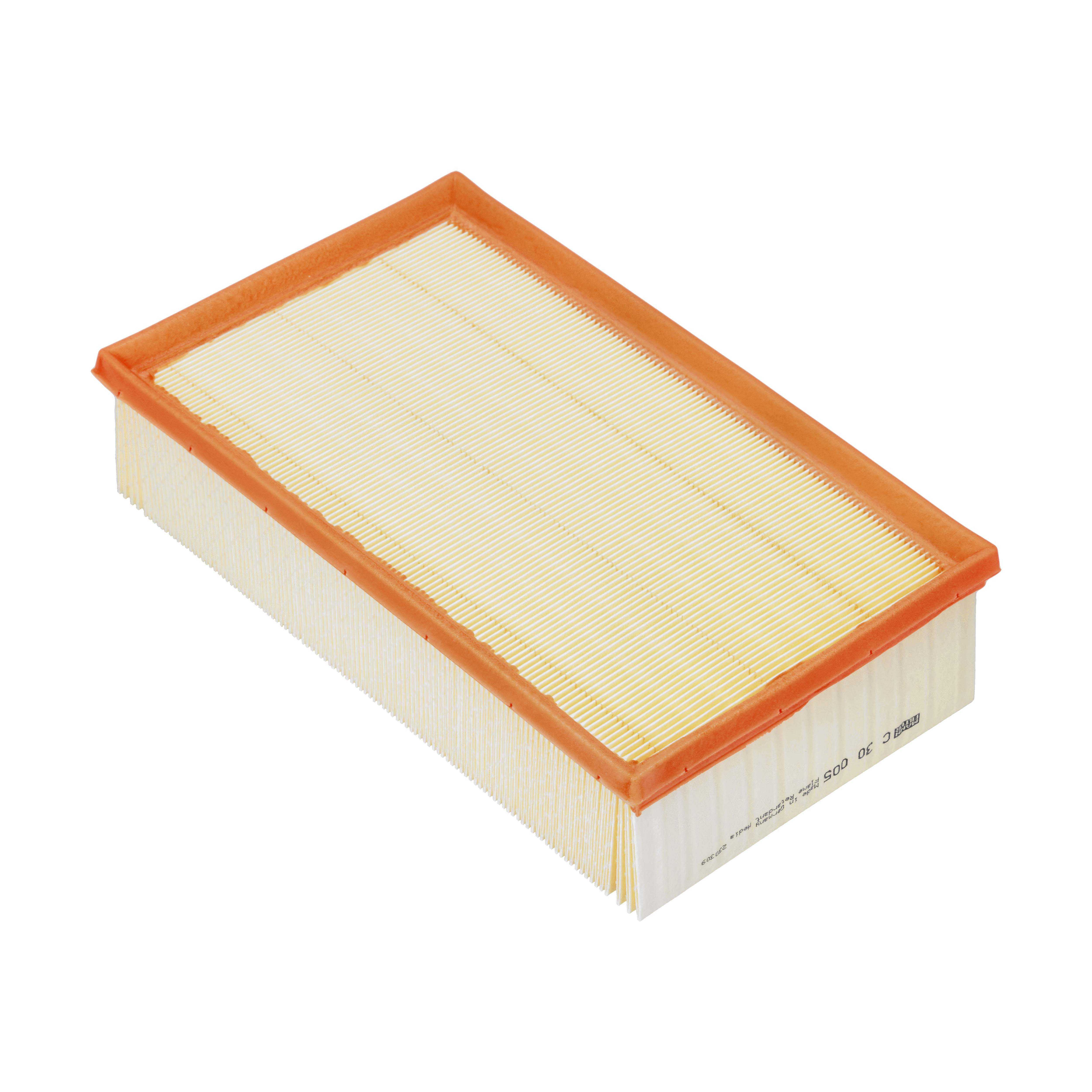 MANN-FILTER Luftfilter c30005 Filterindsats length_mm_203|Længde [mm]|292 width_mm_206|Bredde [mm]|177 height_mm_209|Højde [mm]|80 80mm for FORD VAG