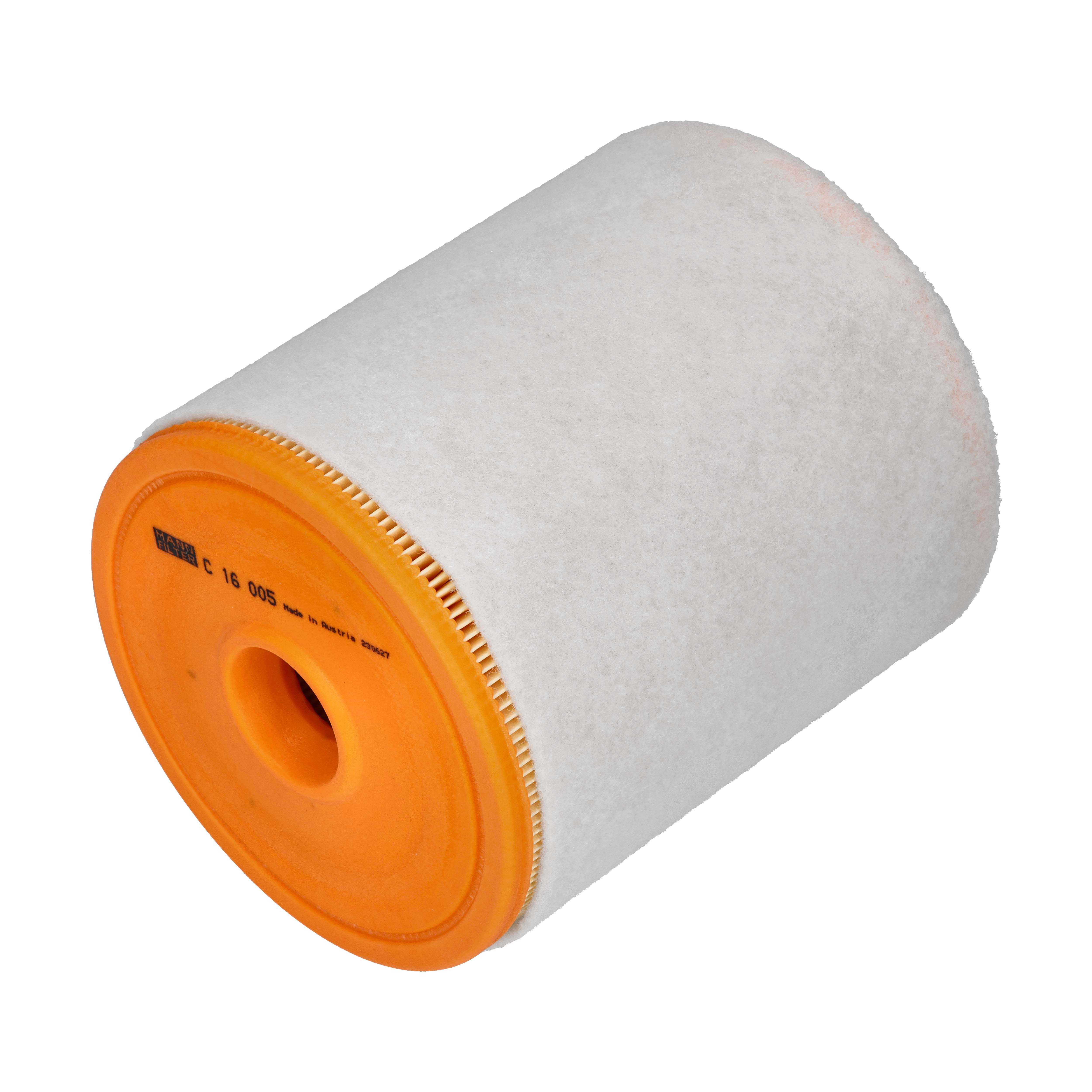 MANN-FILTER Luftfilter c16005 Filterindsats height_mm_209|Højde [mm]|188 inner_diameter_mm_496|Indvendig diameter [mm]|30 outer_diameter_mm_497|Yderdi