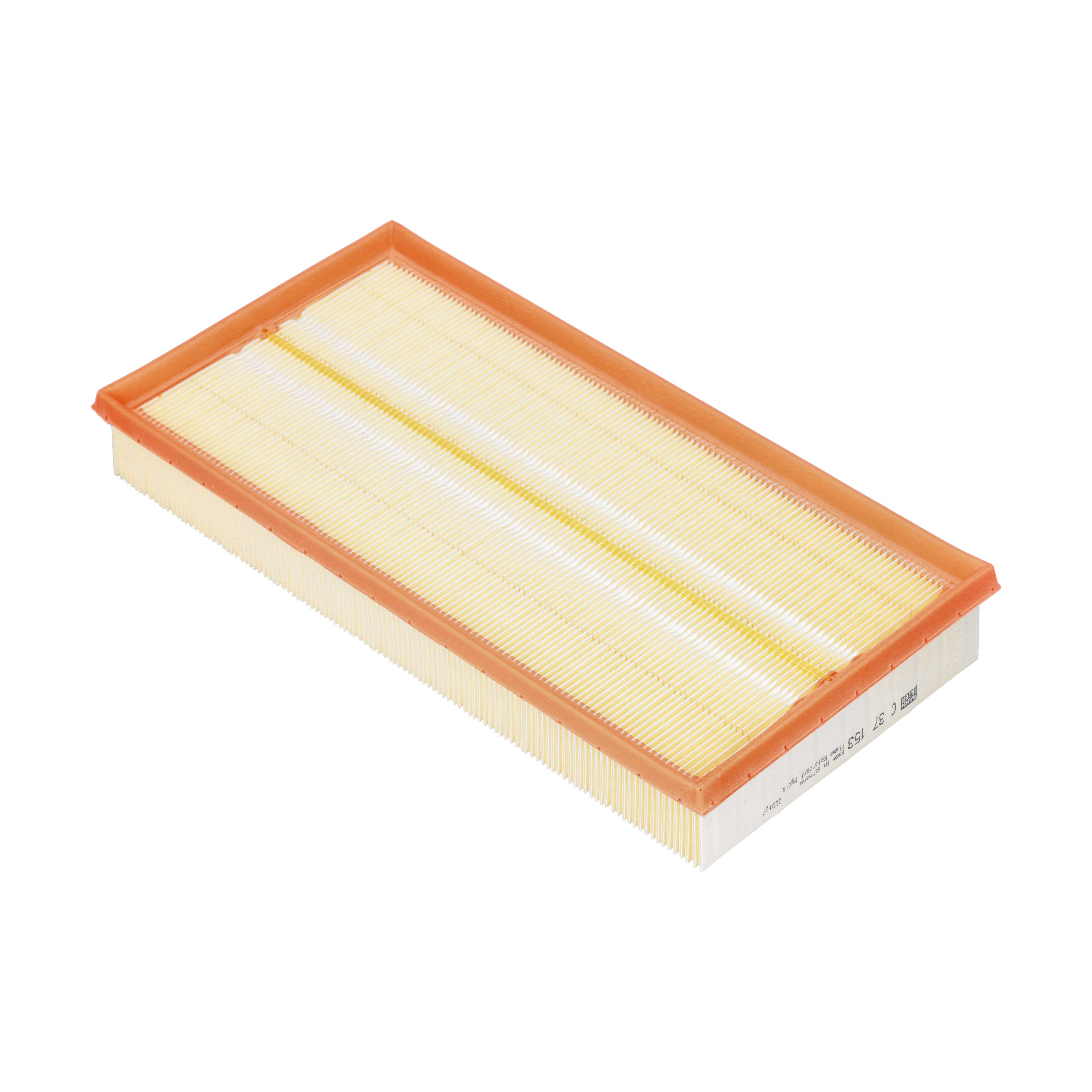 MANN-FILTER Luftfilter c37153 Filterindsats length_mm_203|Længde [mm]|364 width_mm_206|Bredde [mm]|185 height_mm_209|Højde [mm]|60 60mm for VAG