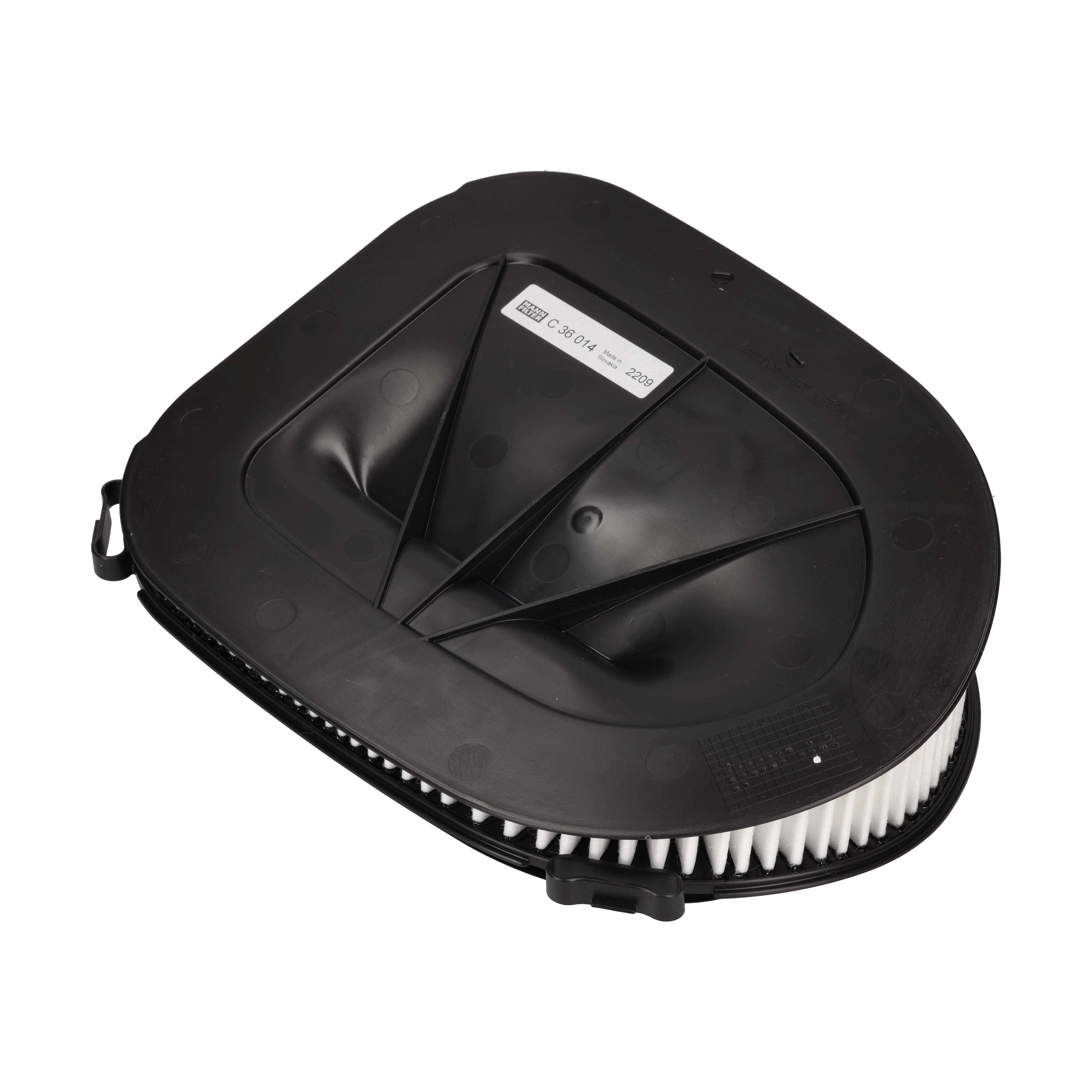 MANN-FILTER Luftfilter c36014 Filterindsats length_mm_203|Længde [mm]|348 width_mm_206|Bredde [mm]|270 height_mm_209|Højde [mm]|92 92mm for BMW