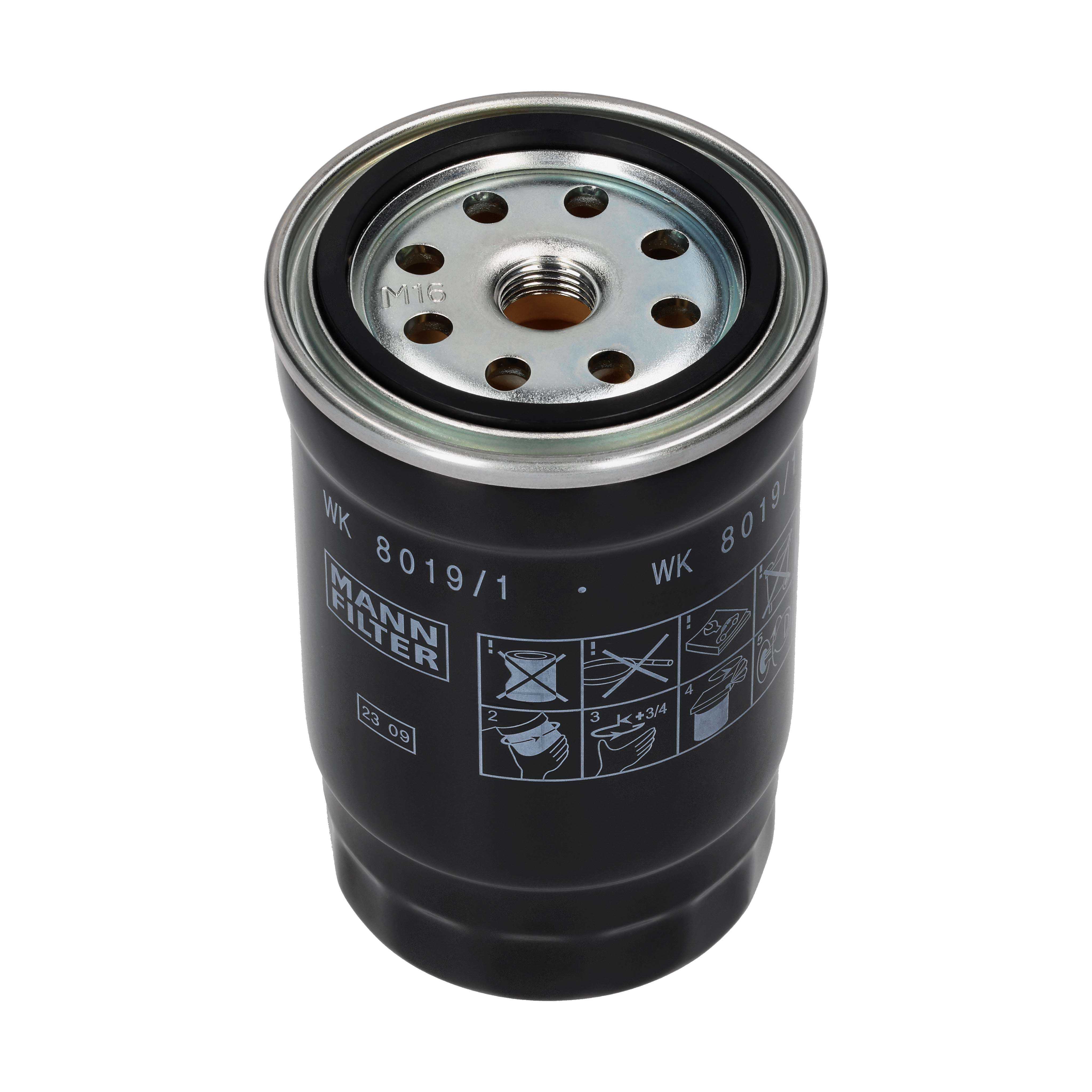 MANN-FILTER Brændstof-filter wk80191 Påskruet 142mm M12x1.25-6H for KIA HYUNDAI