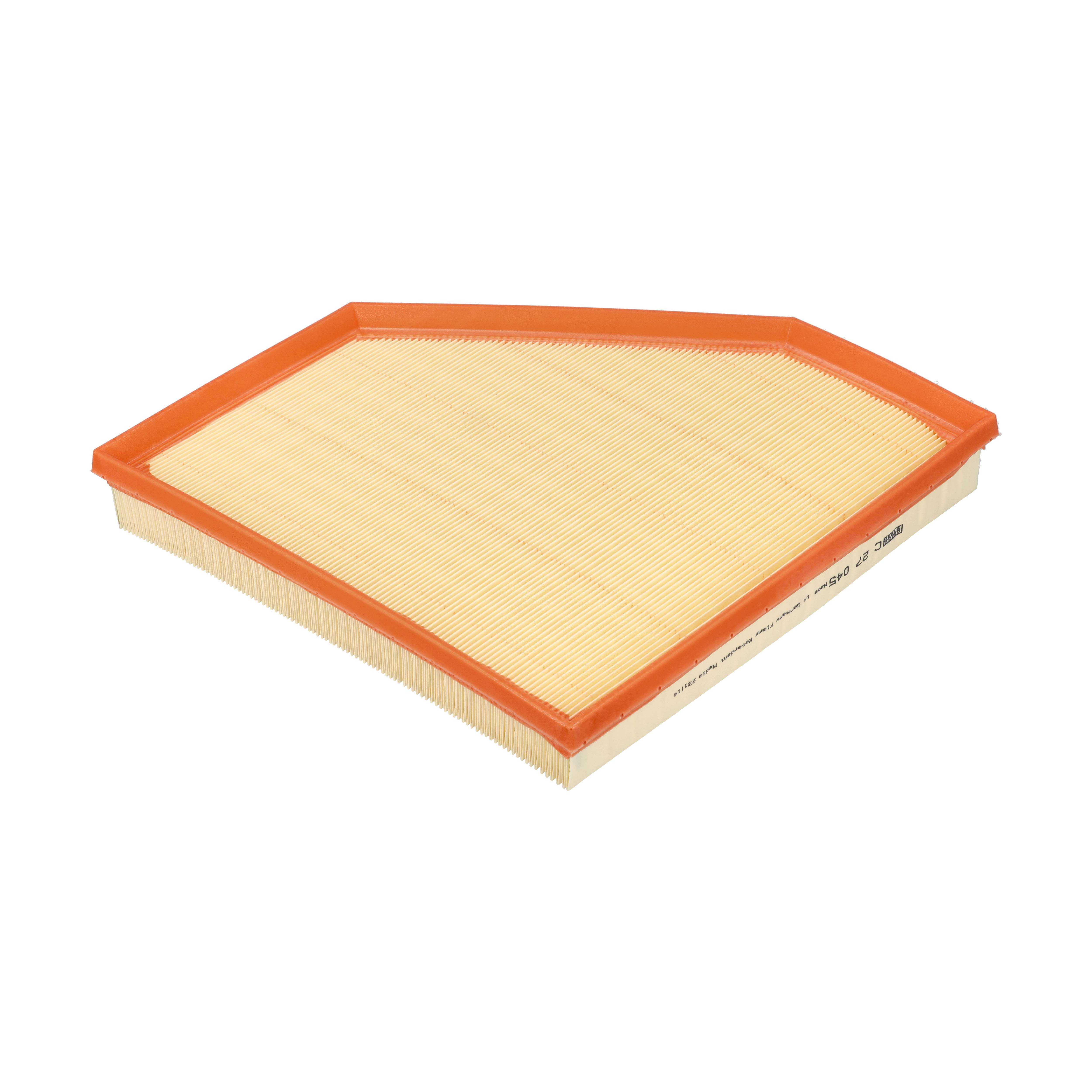 MANN-FILTER Luftfilter c27045 Filterindsats length_mm_203|Længde [mm]|269 width_mm_206|Bredde [mm]|265 height_mm_209|Højde [mm]|38 38mm for BMW