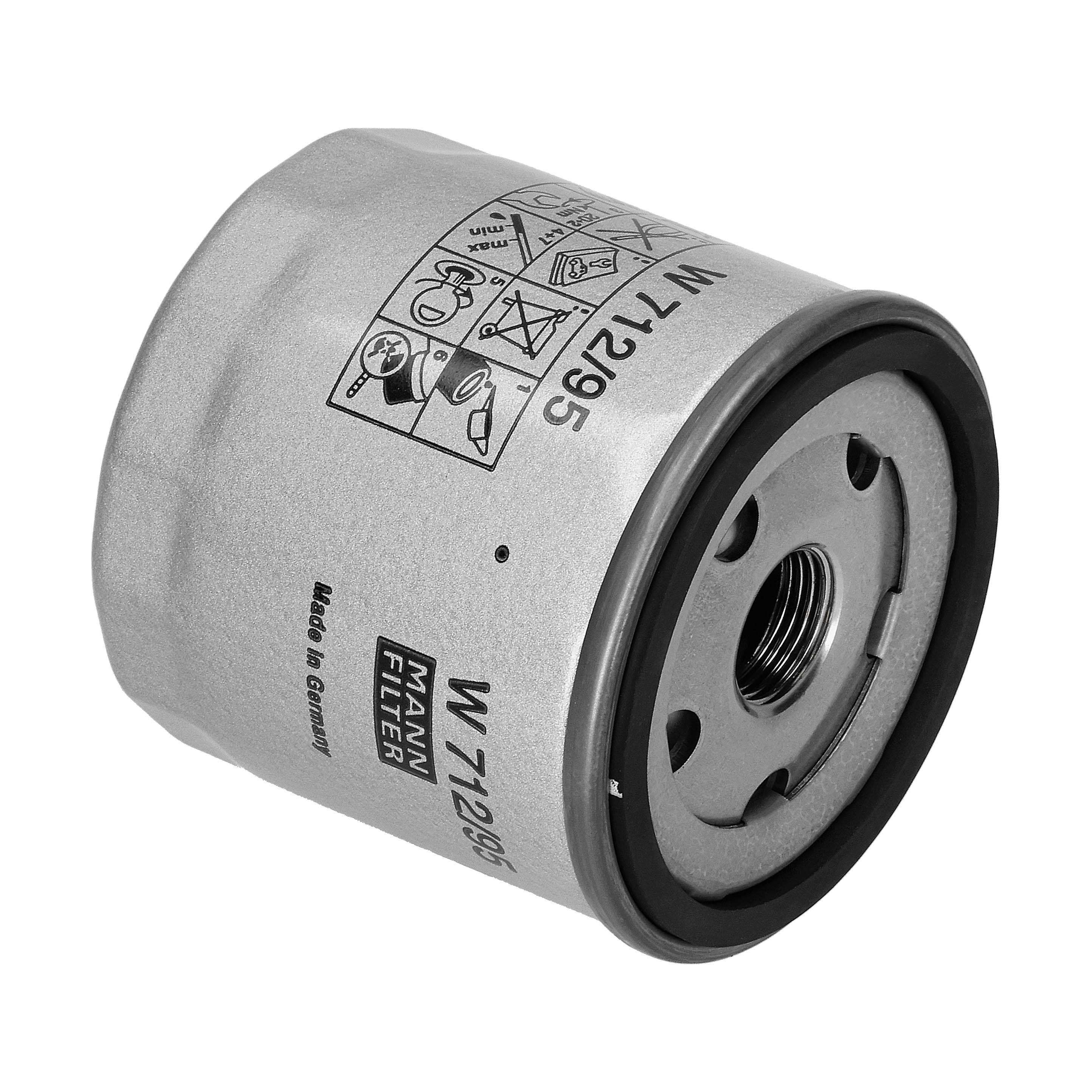 MANN-FILTER Oliefilter w71295 Påskruet 79mm 3/4-16 UNF-1B for FORD VAG VW (SVW) VW (FAW)