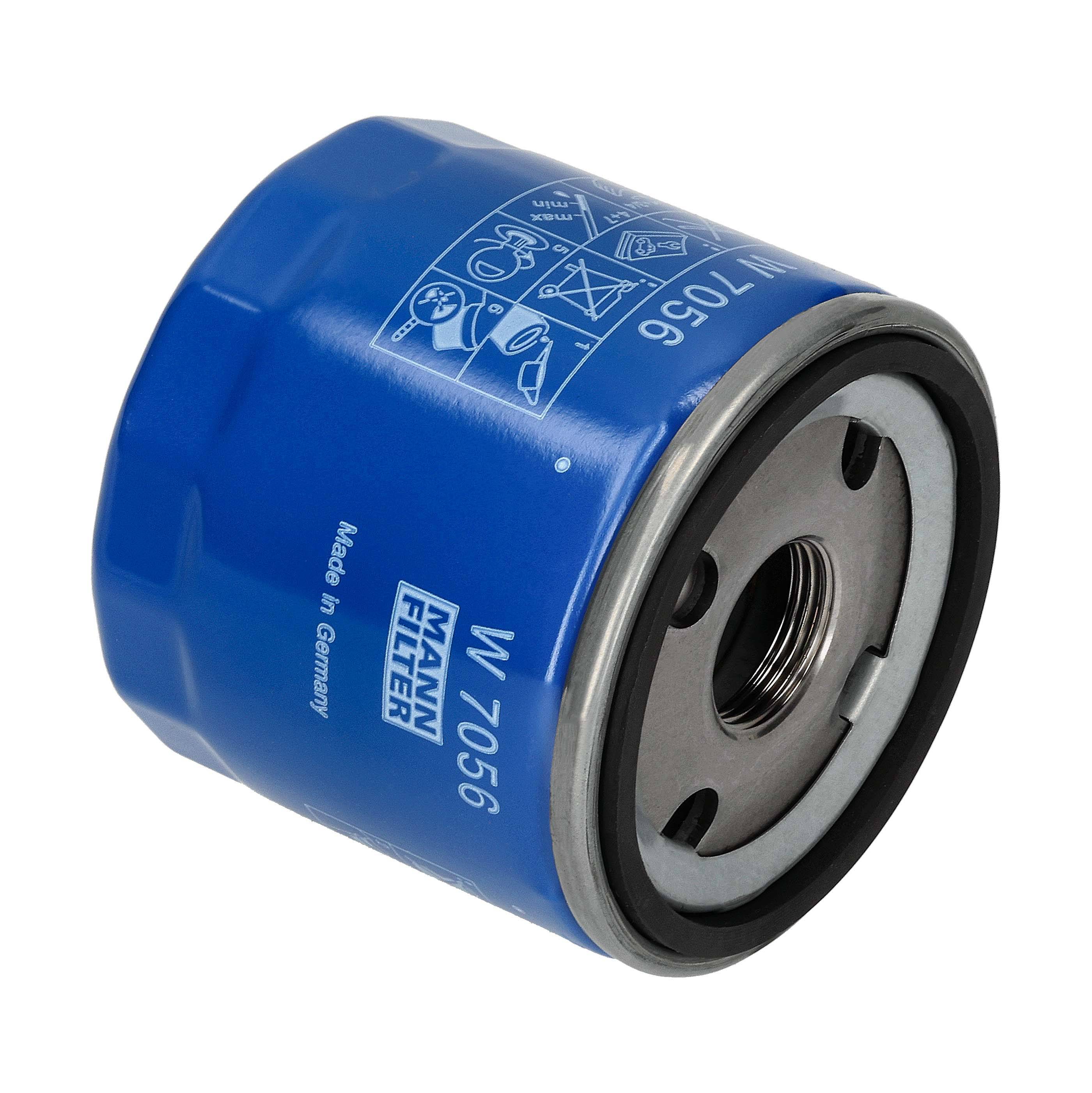MANN-FILTER Oliefilter w7056 Påskruet 79mm M22x1.5 for OPEL HUIZHONG GENERAL MOTORS VAUXHALL GEELY FIAT