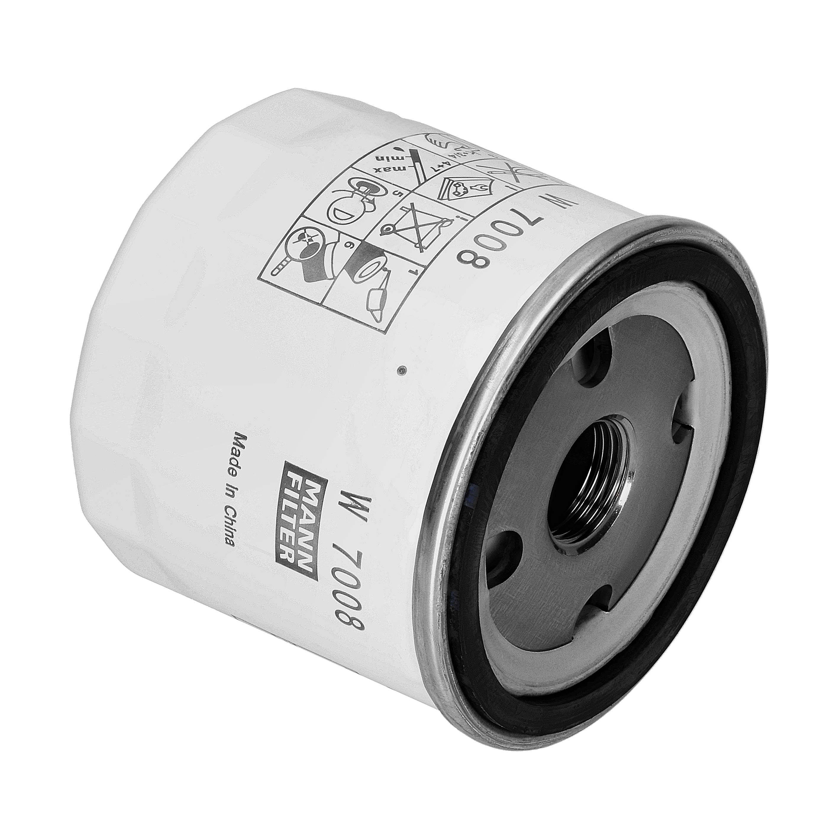 MANN-FILTER Oliefilter w7008 Påskruet 79mm 3/4-16 UNF for FORD VOLVO MAZDA
