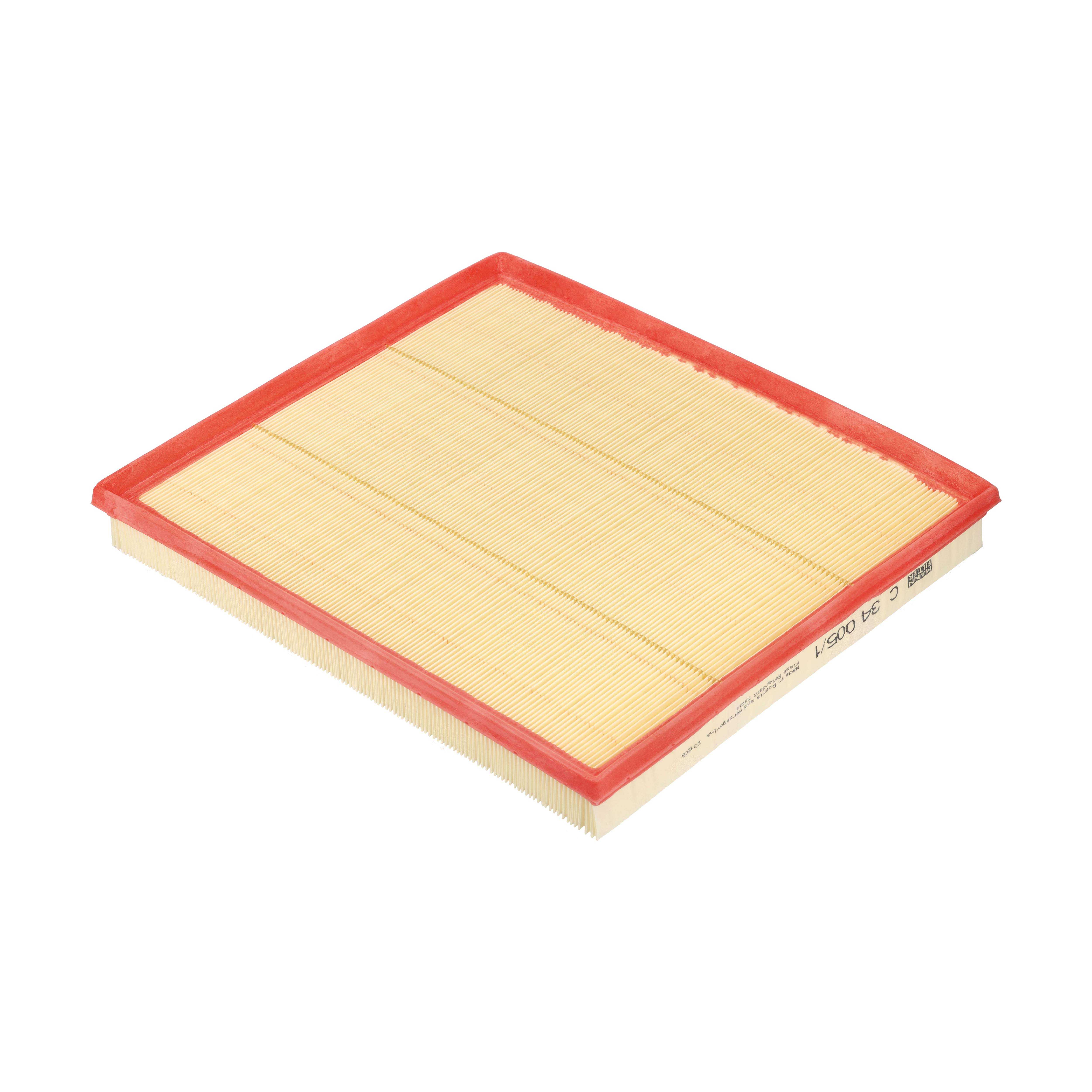 MANN-FILTER Luftfilter C 34 005/1 Filterindsats length_mm_203|Længde [mm]|338 width_mm_206|Bredde [mm]|299 height_mm_209|Højde [mm]|41 41mm for FORD