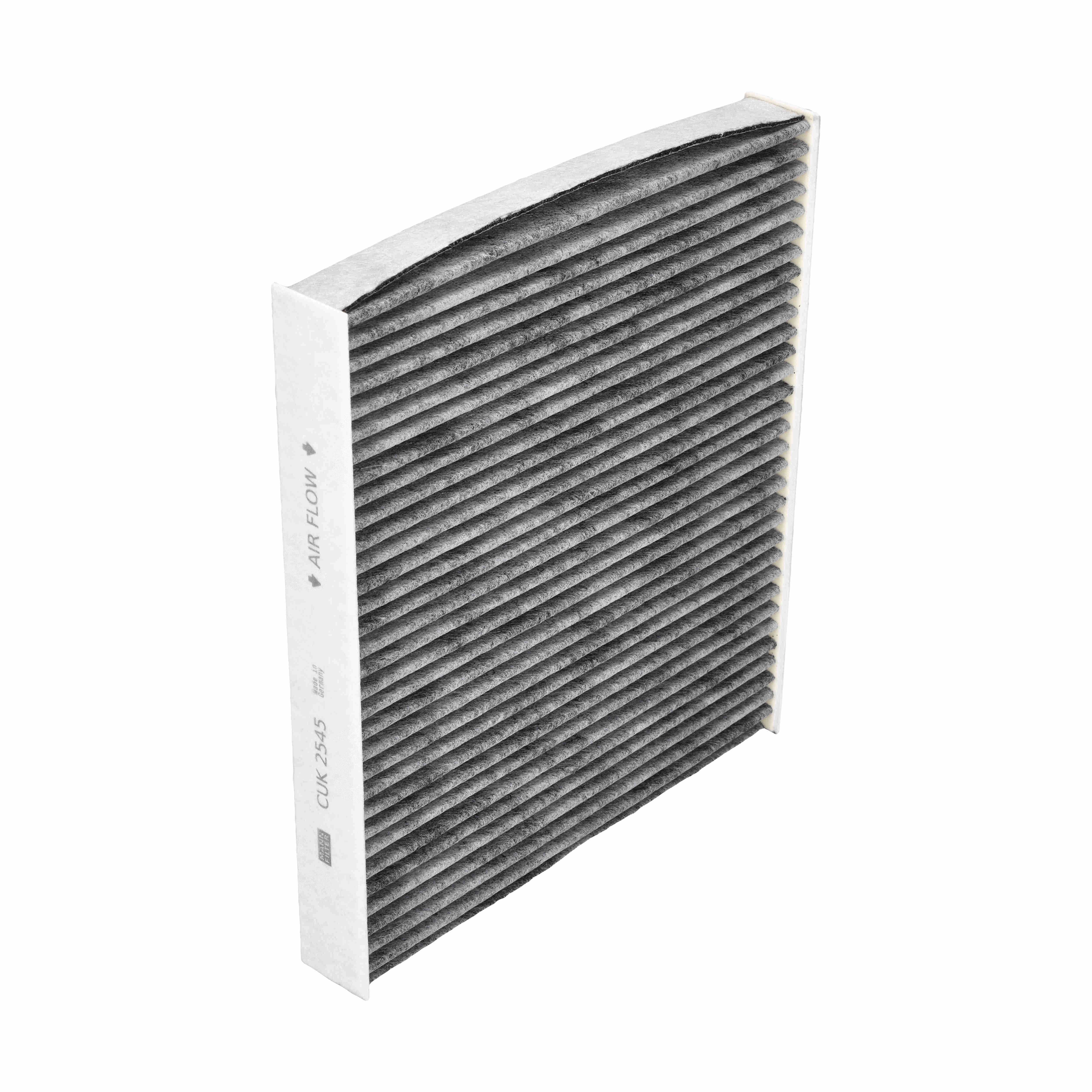 MANN-FILTER Kabineluftfilter cuk2545 under handskerummet for MERCEDES-BENZ VAG
