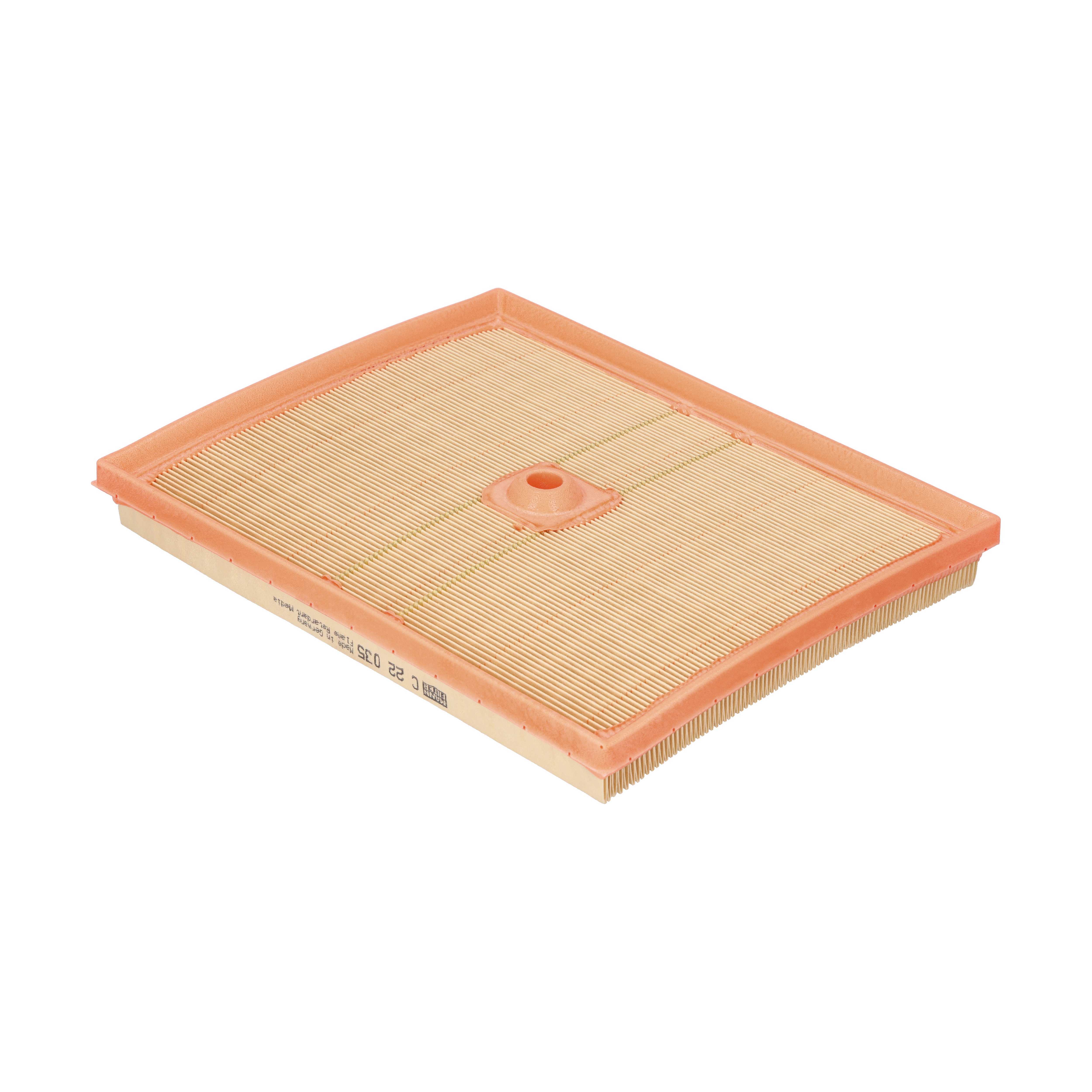 MANN-FILTER Luftfilter c22035 Filterindsats length_mm_203|Længde [mm]|270 width_mm_206|Bredde [mm]|220 height_mm_209|Højde [mm]|28 28mm for VAG